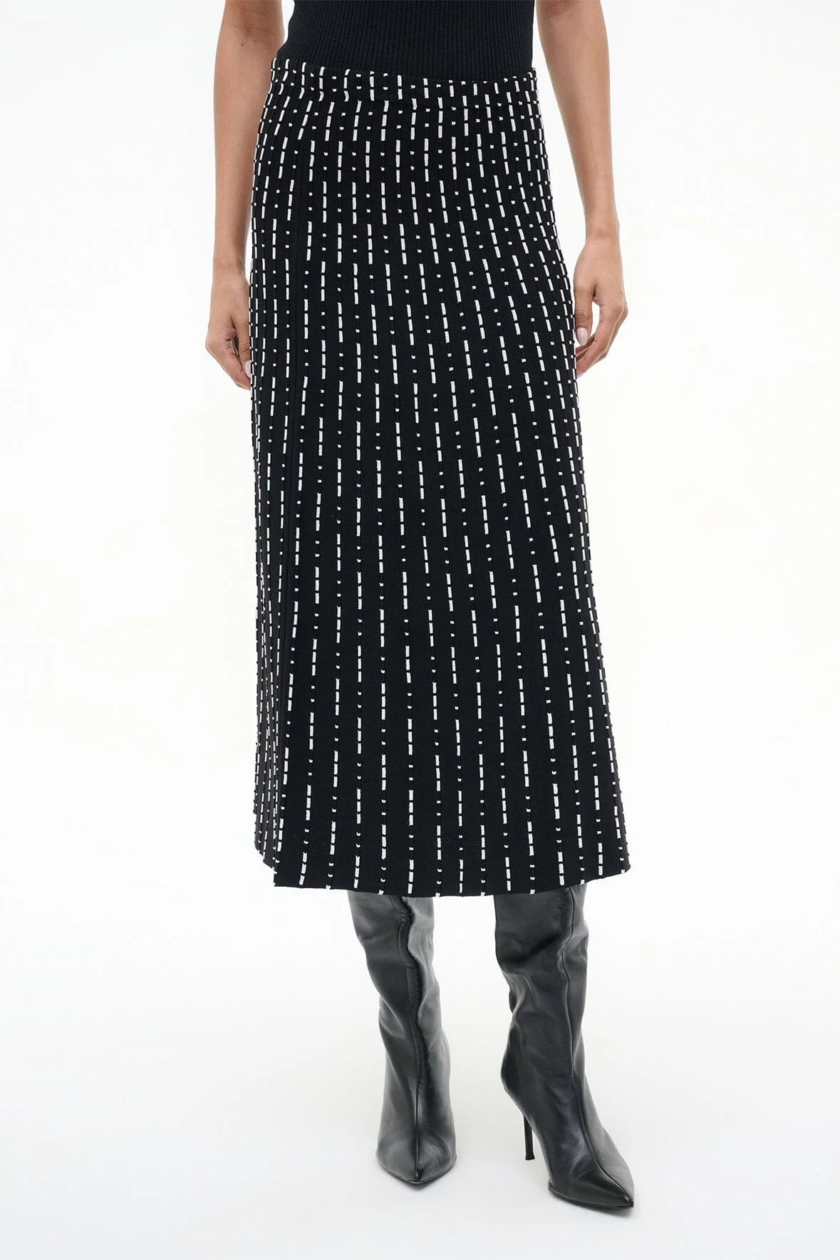 LENA SKIRT | BLACK GEO - Image 2