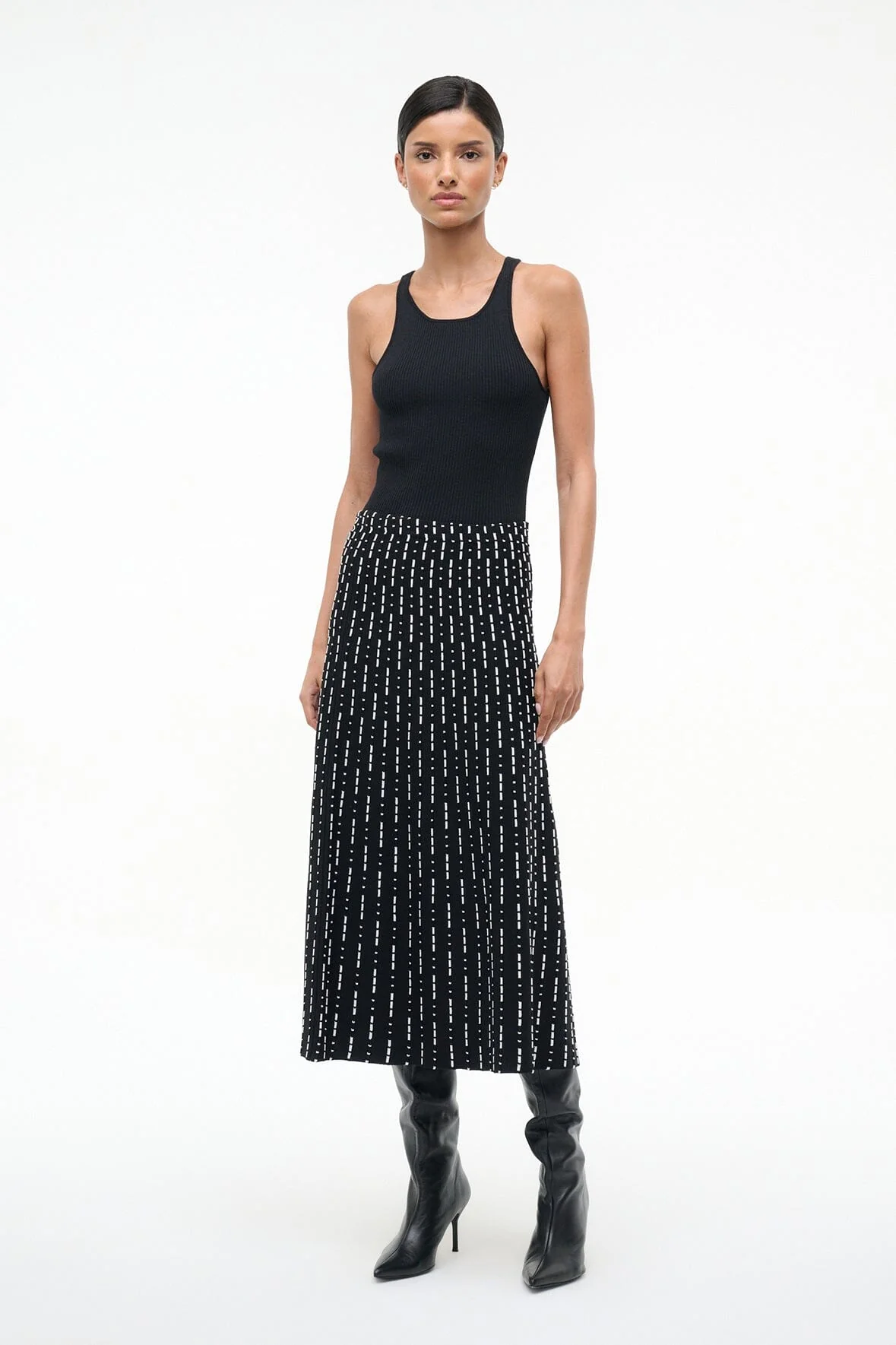 LENA SKIRT | BLACK GEO - Image 5