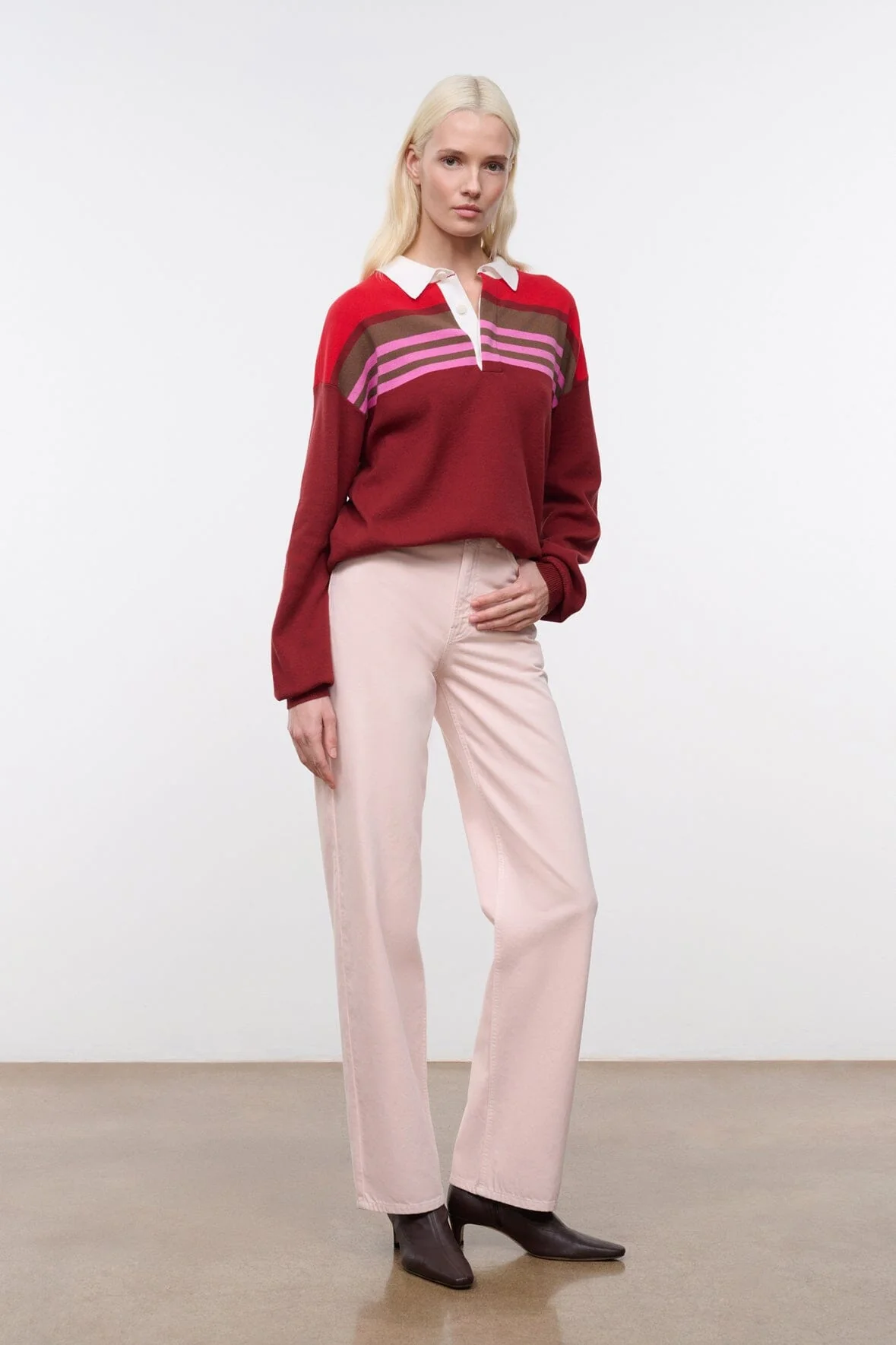 LEO HIGH RISE JEAN | ROSE - Image 6