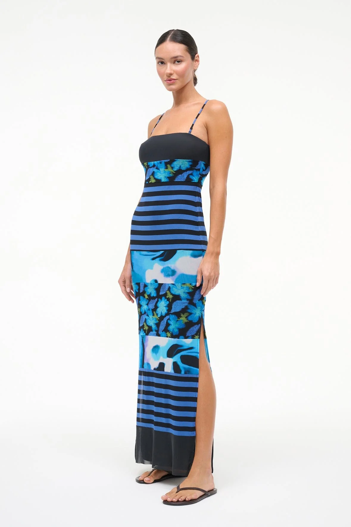 LEONA DRESS | BLUE HAZE MULTI - Image 4