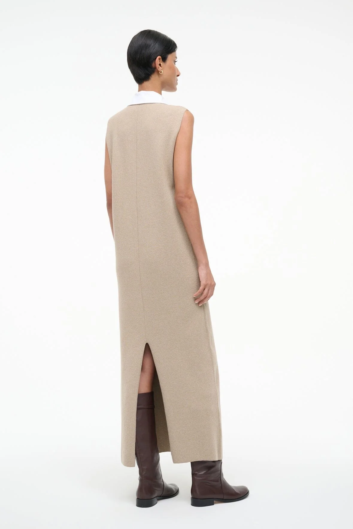 LESLIE DRESS | SAND WHITE - Image 3