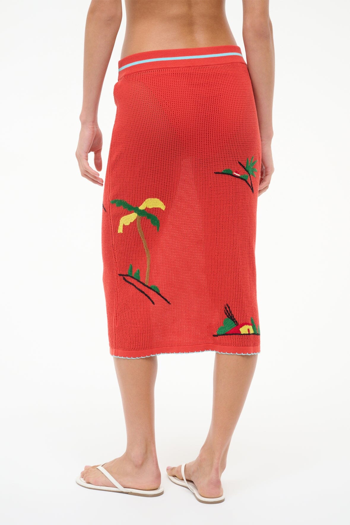 LEVANTE COVERUP SKIRT | RIVIERA FLAME - Image 6