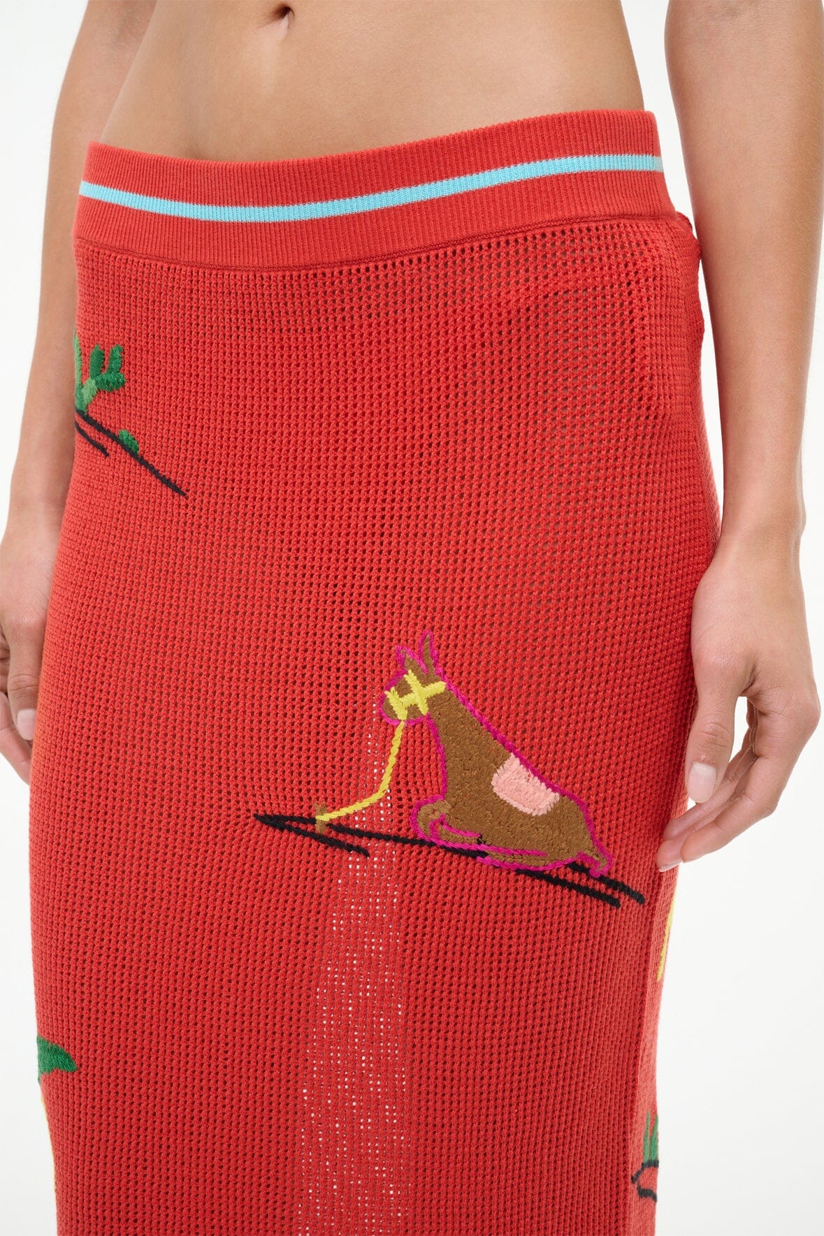 LEVANTE COVERUP SKIRT | RIVIERA FLAME - Image 7