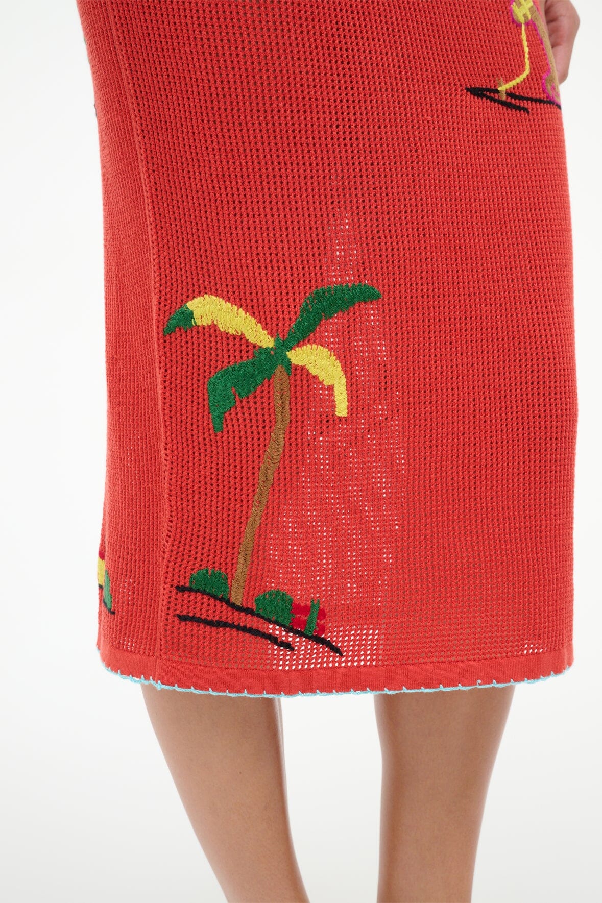 LEVANTE COVERUP SKIRT | RIVIERA FLAME - Image 8