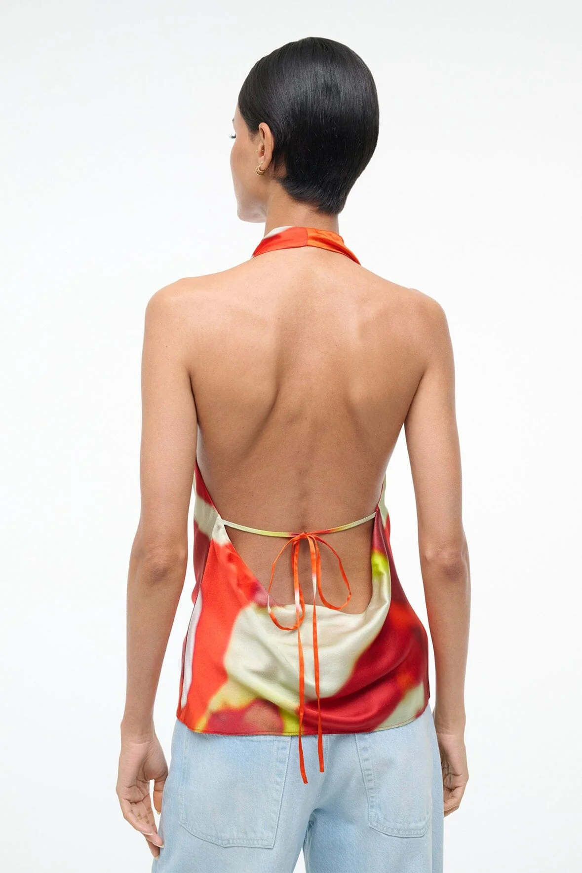 LIORA SILK TOP | RED ZONE - Image 2