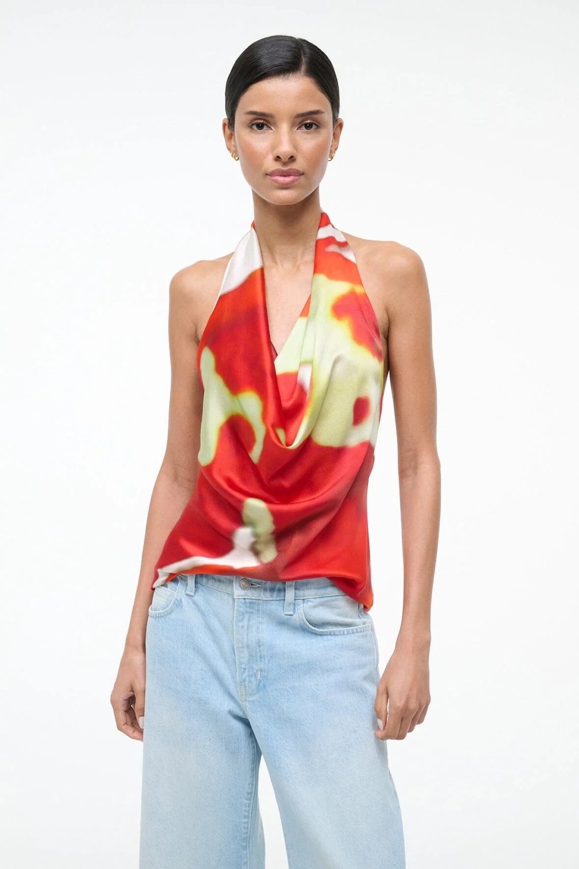 LIORA SILK TOP | RED ZONE - Image 3