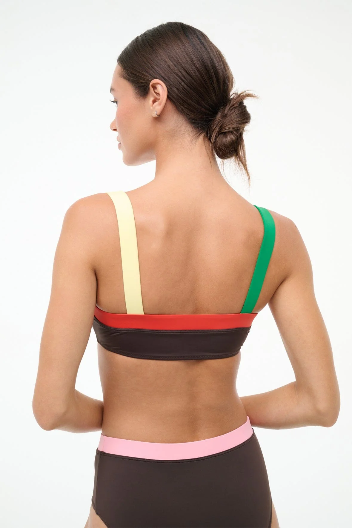 LIV BIKINI TOP | DARK CHOCOLATE MULTI - Image 3