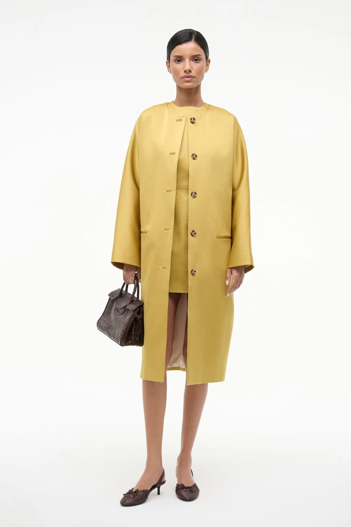 LIZ COAT | TURMERIC