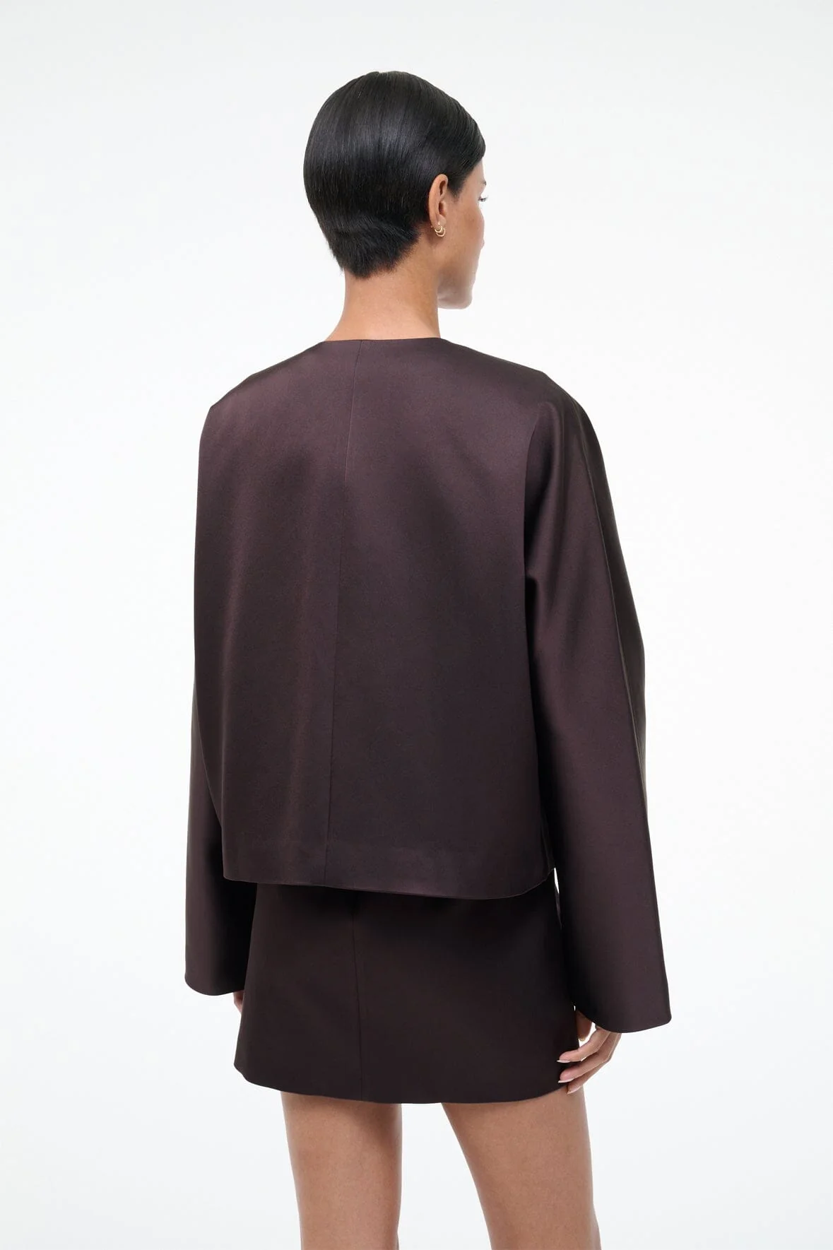 LIZ CROPPED JACKET | EARTH - Image 4