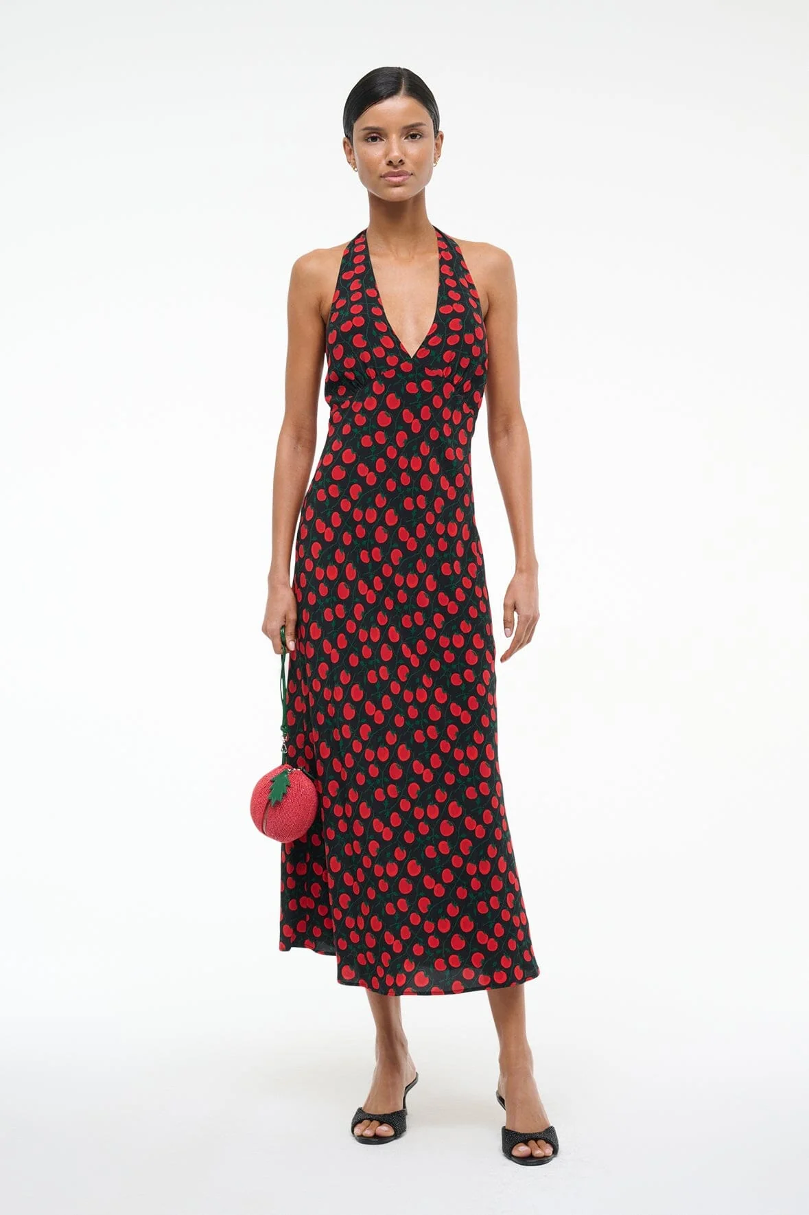 LUCCA DRESS | ON THE VINE BLACK - Image 5
