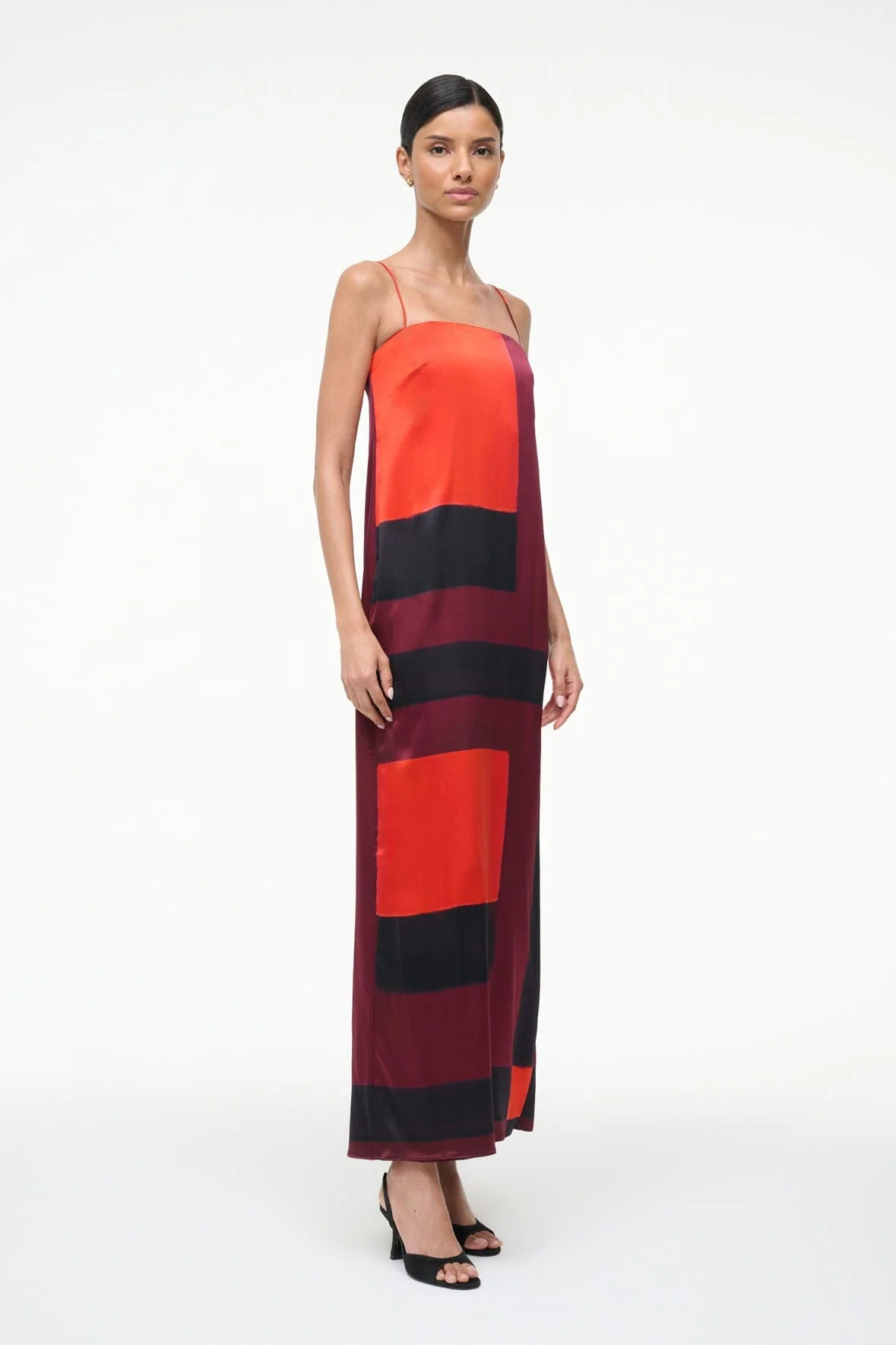 MAE SILK DRESS | RUBY PRISM - Image 2