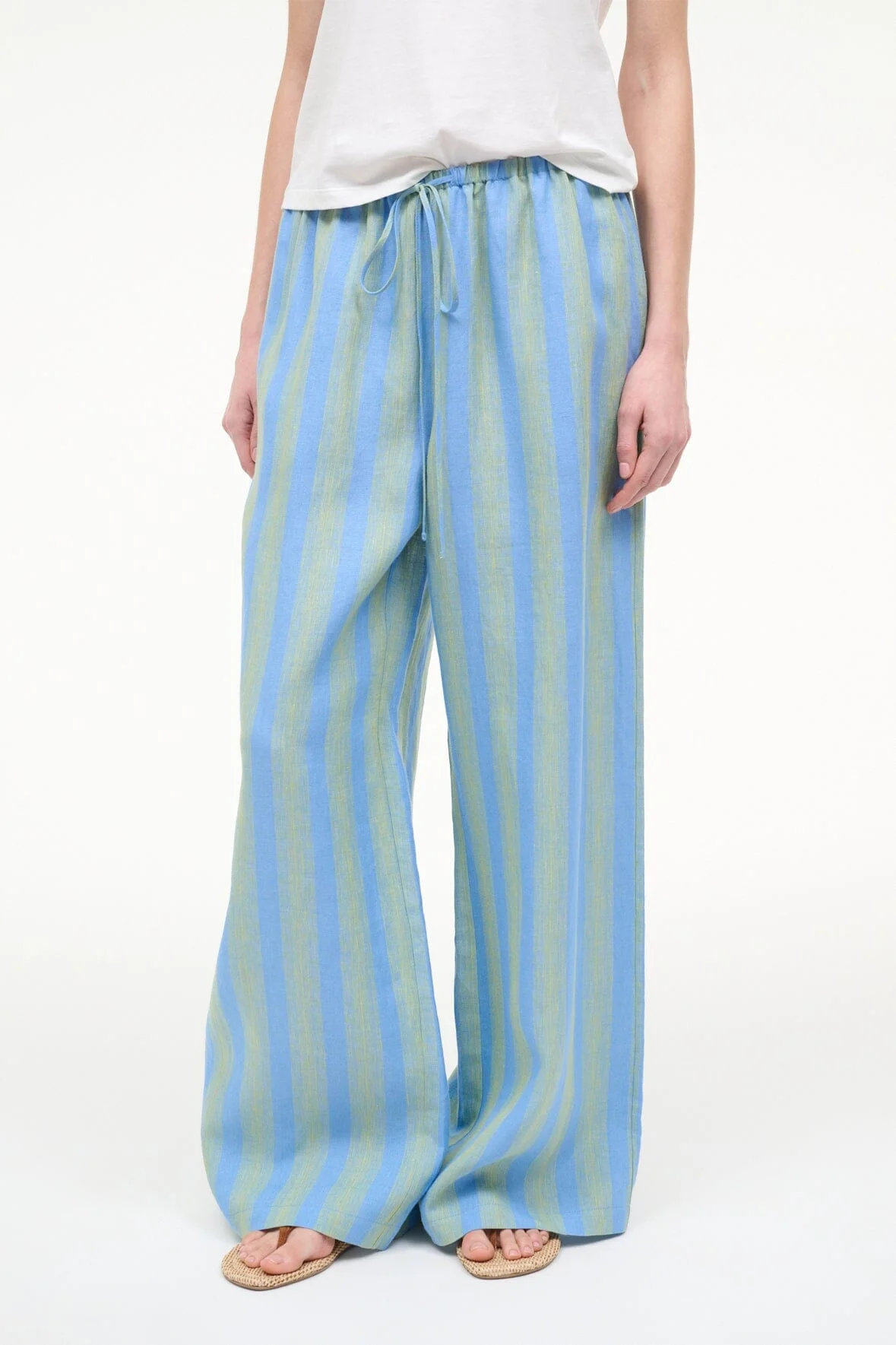 MATEO LINEN PANT | SEAPORT STRIPE - Image 2