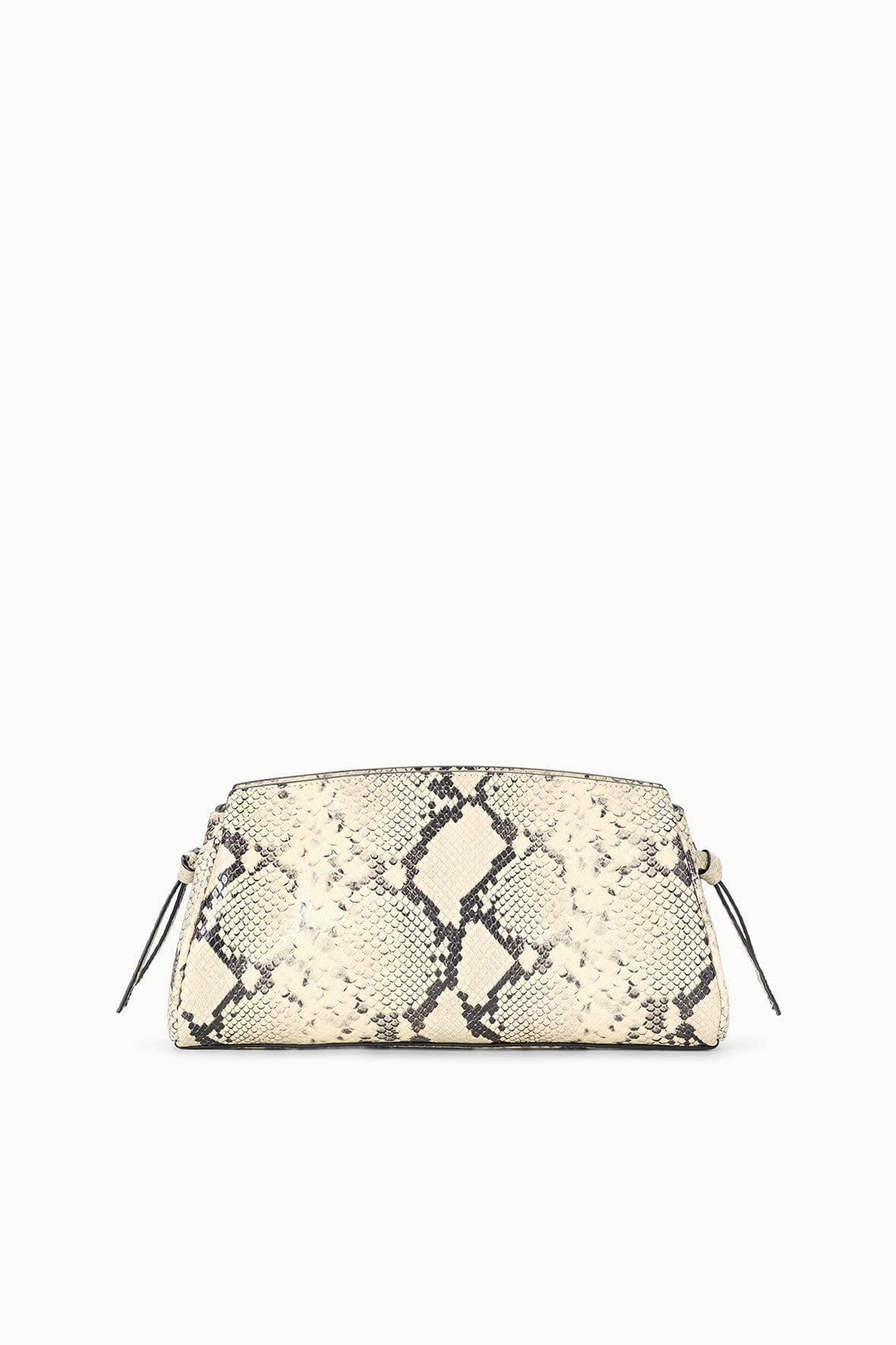 MAUDE CONVERTIBLE CLUTCH | WHITE SNAKE - Image 3