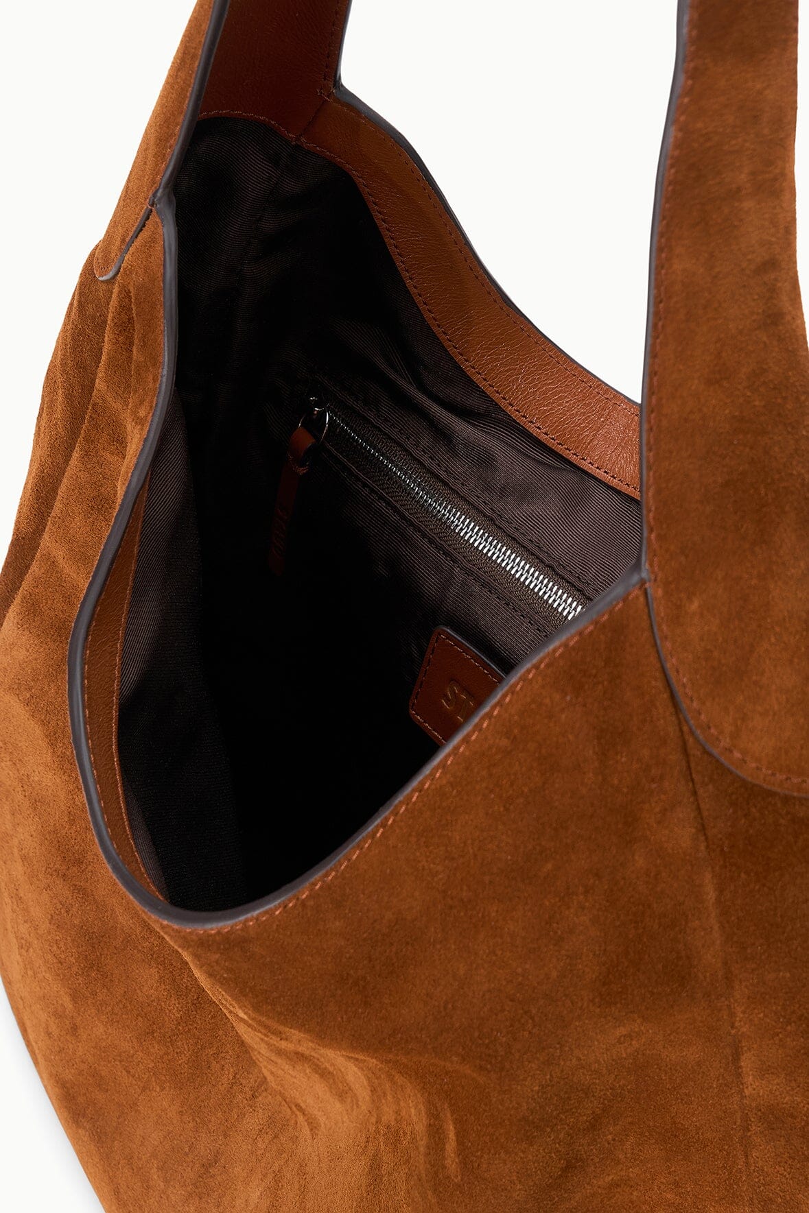 MAYA HOBO BAG | TABAC SUEDE - Image 4