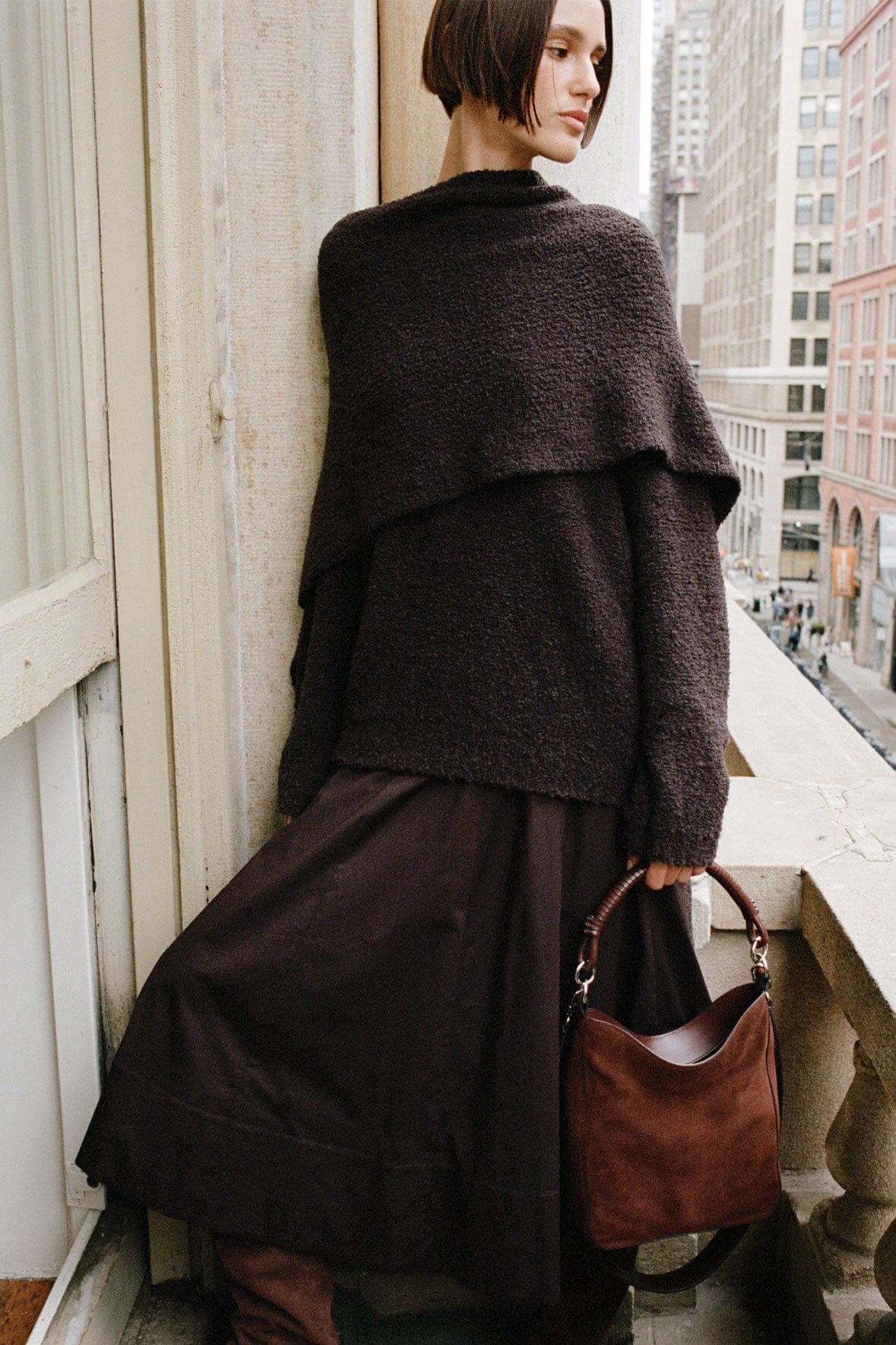 MEL BAG | MAHOGANY SUEDE - Image 7