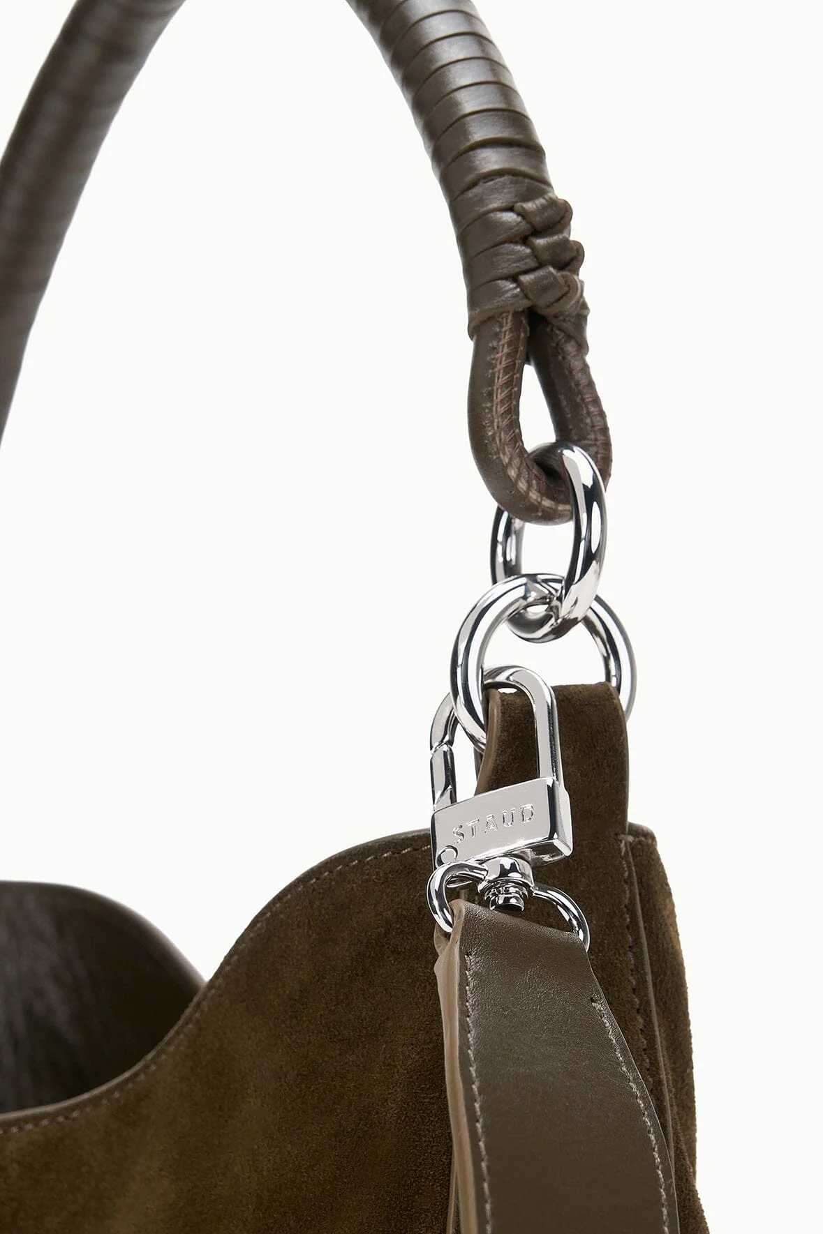 MEL SHOULDER BAG | TRUFFLE SUEDE - Image 5