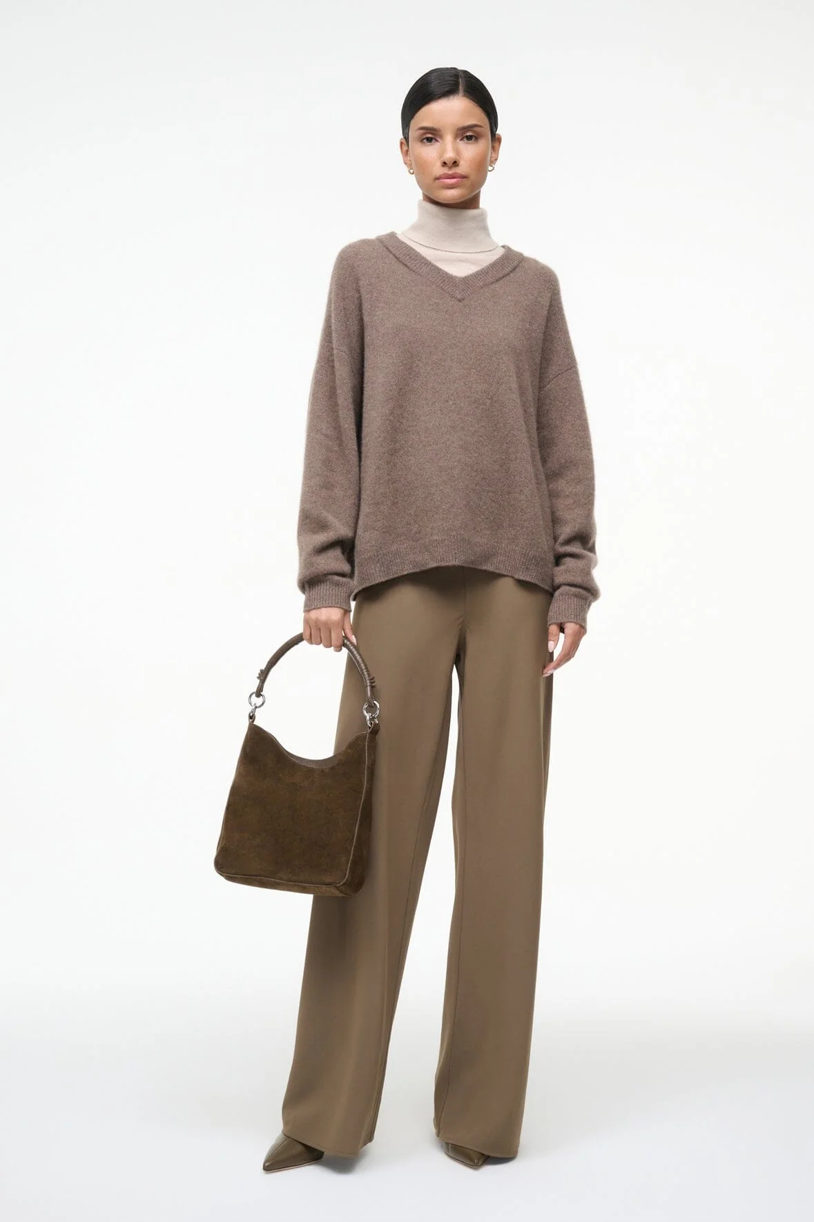 MEL SHOULDER BAG | TRUFFLE SUEDE - Image 8