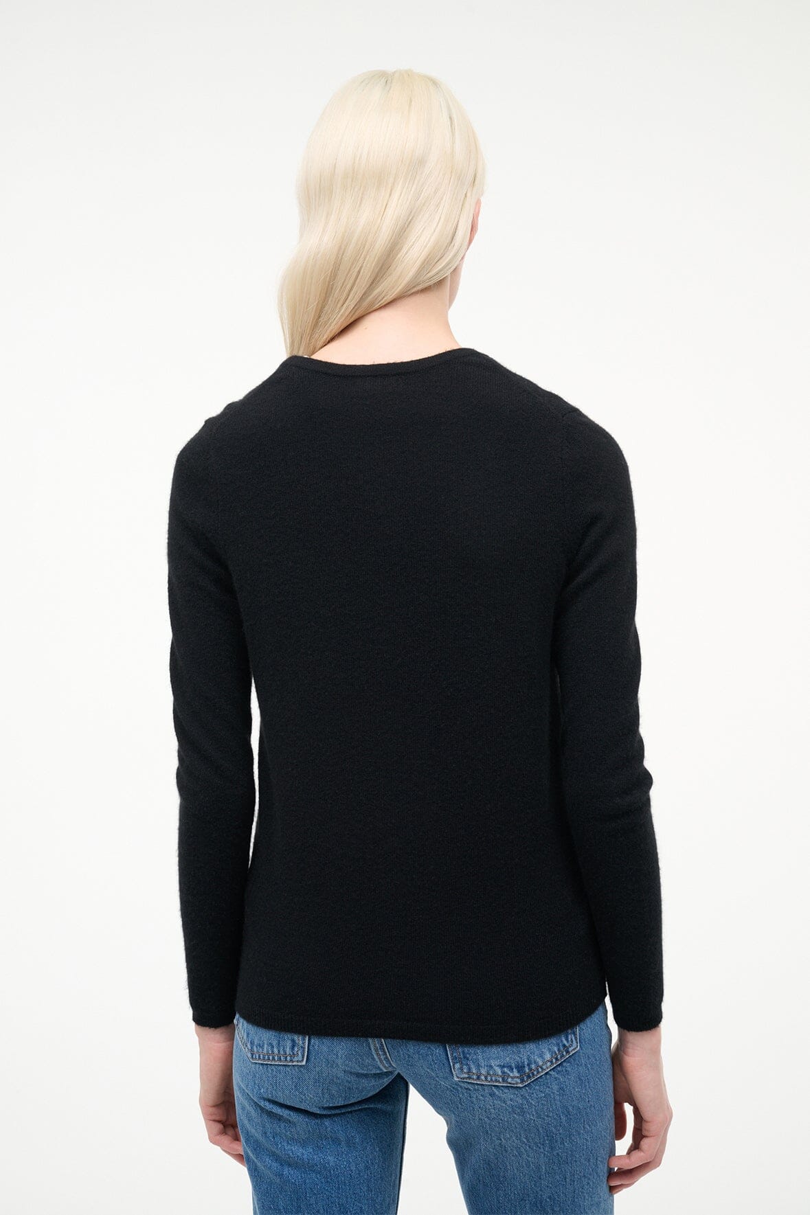 MIDNIGHT CASHMERE CARDIGAN | BLACK - Image 3