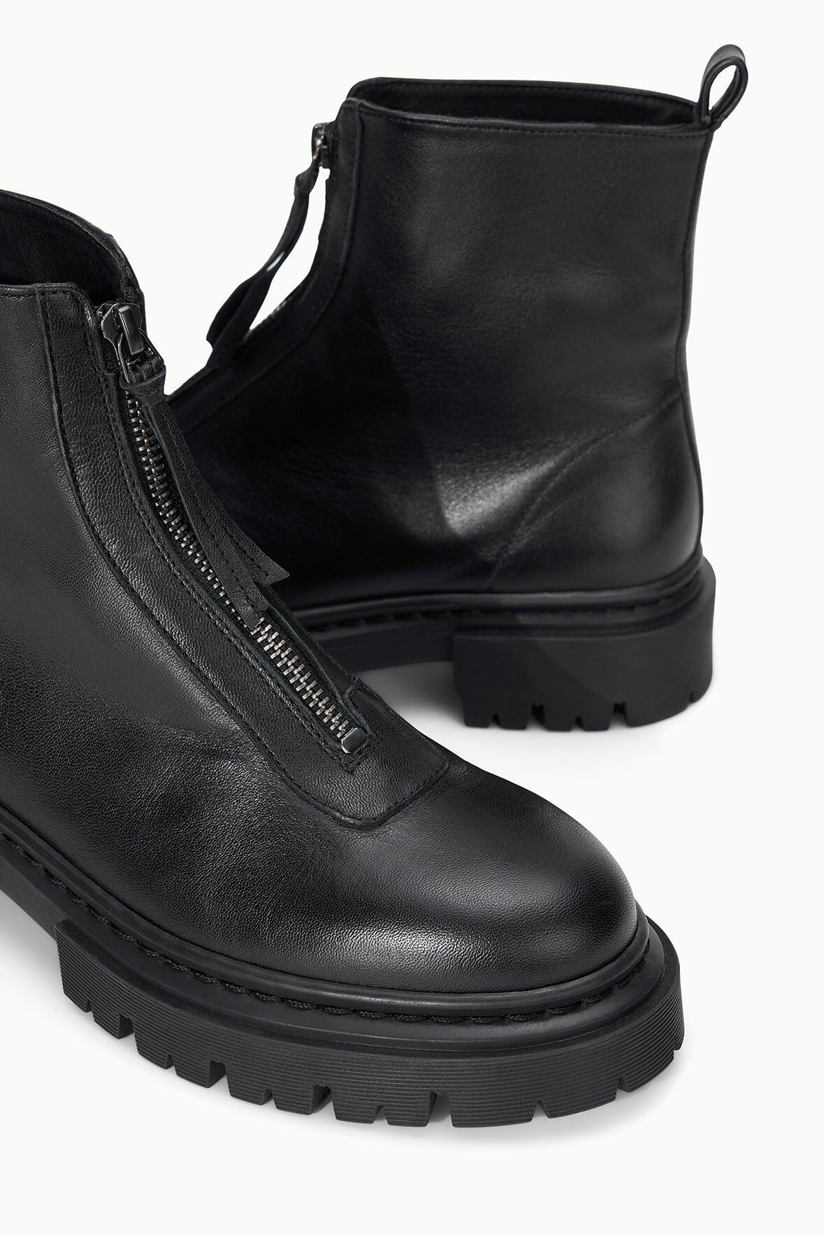 MILES ZIP ANKLE BOOT | BLACK - Image 7