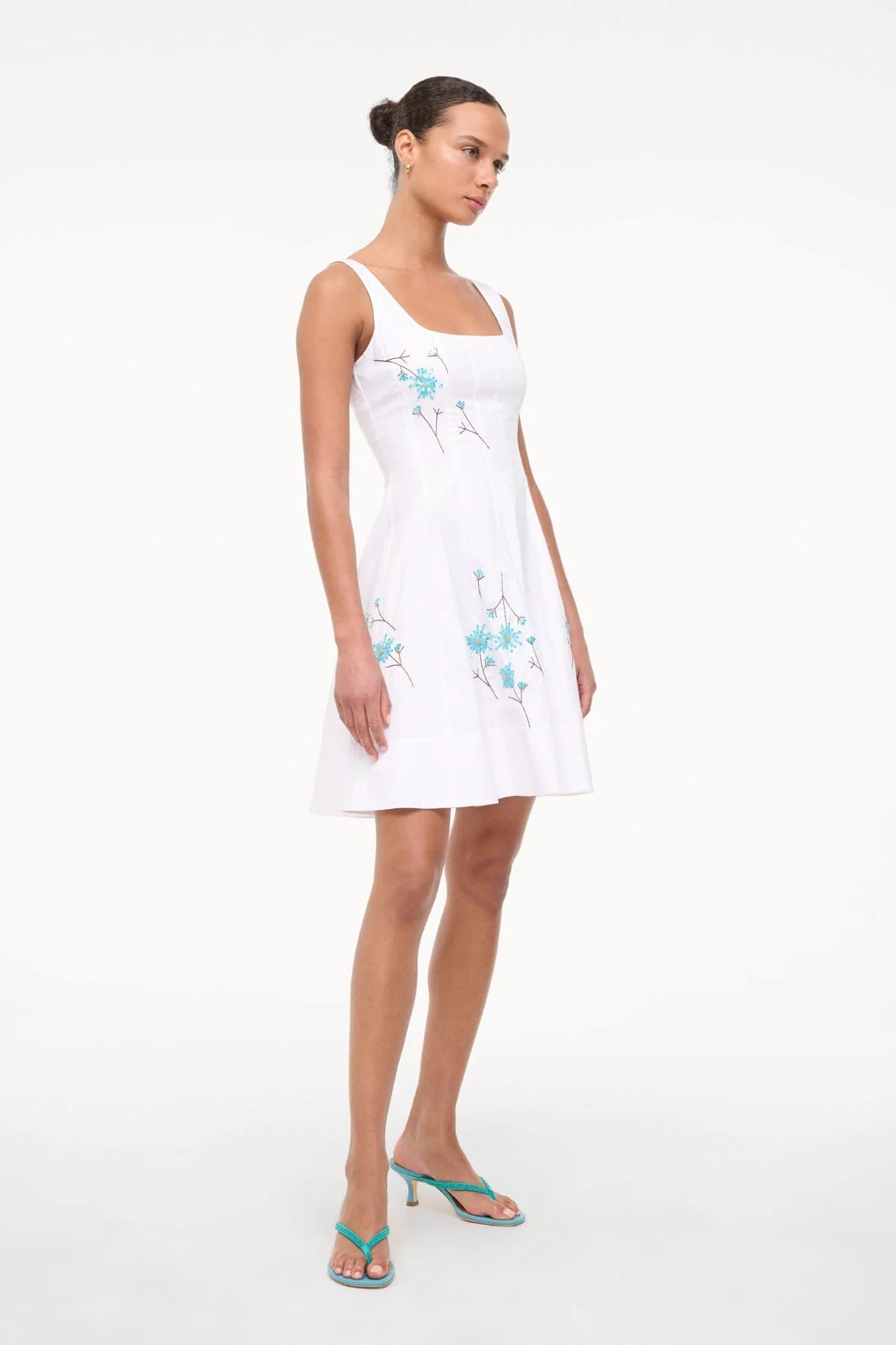 MINI WELLS DRESS | DANDELION WHITE - Image 4