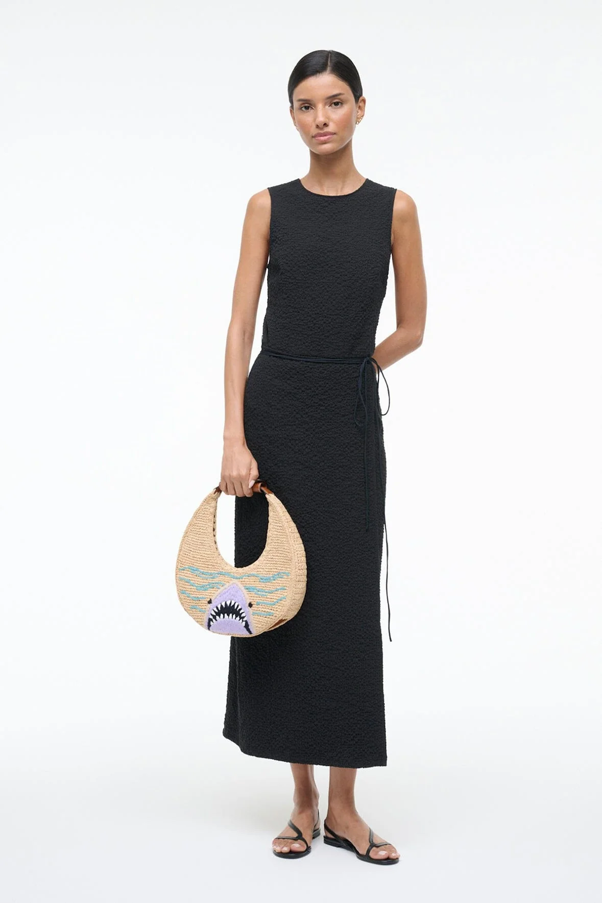 MOON RAFFIA BAG | GREAT WHITE - Image 2