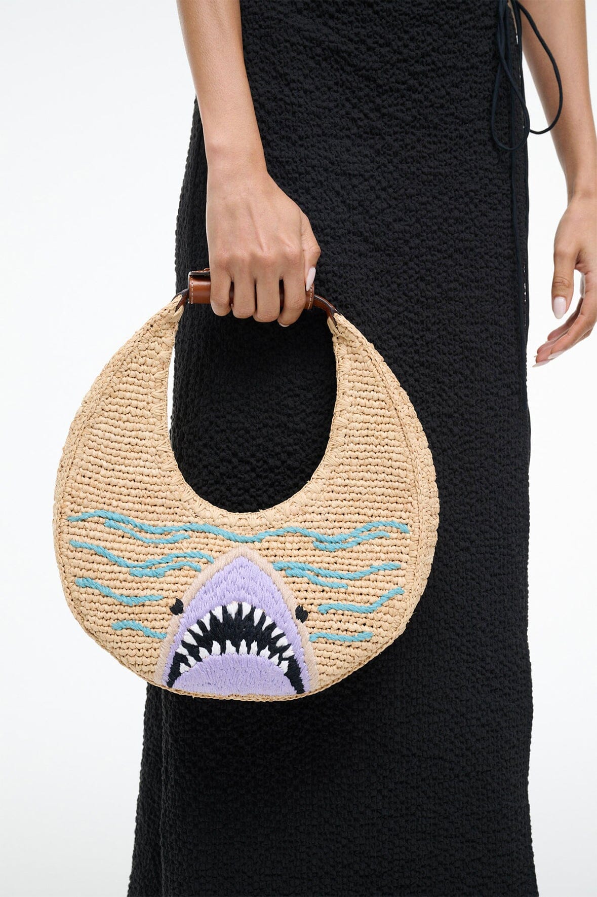 MOON RAFFIA BAG | GREAT WHITE - Image 6