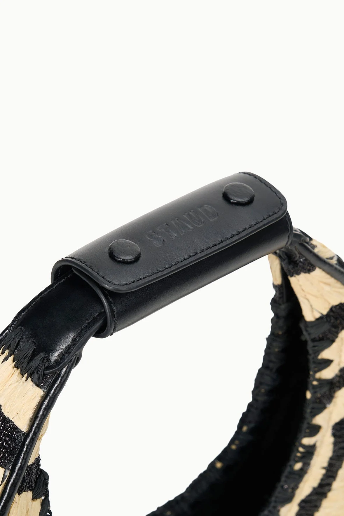 MOON RAFFIA BAG | ZEBRA RAFFIA - Image 4