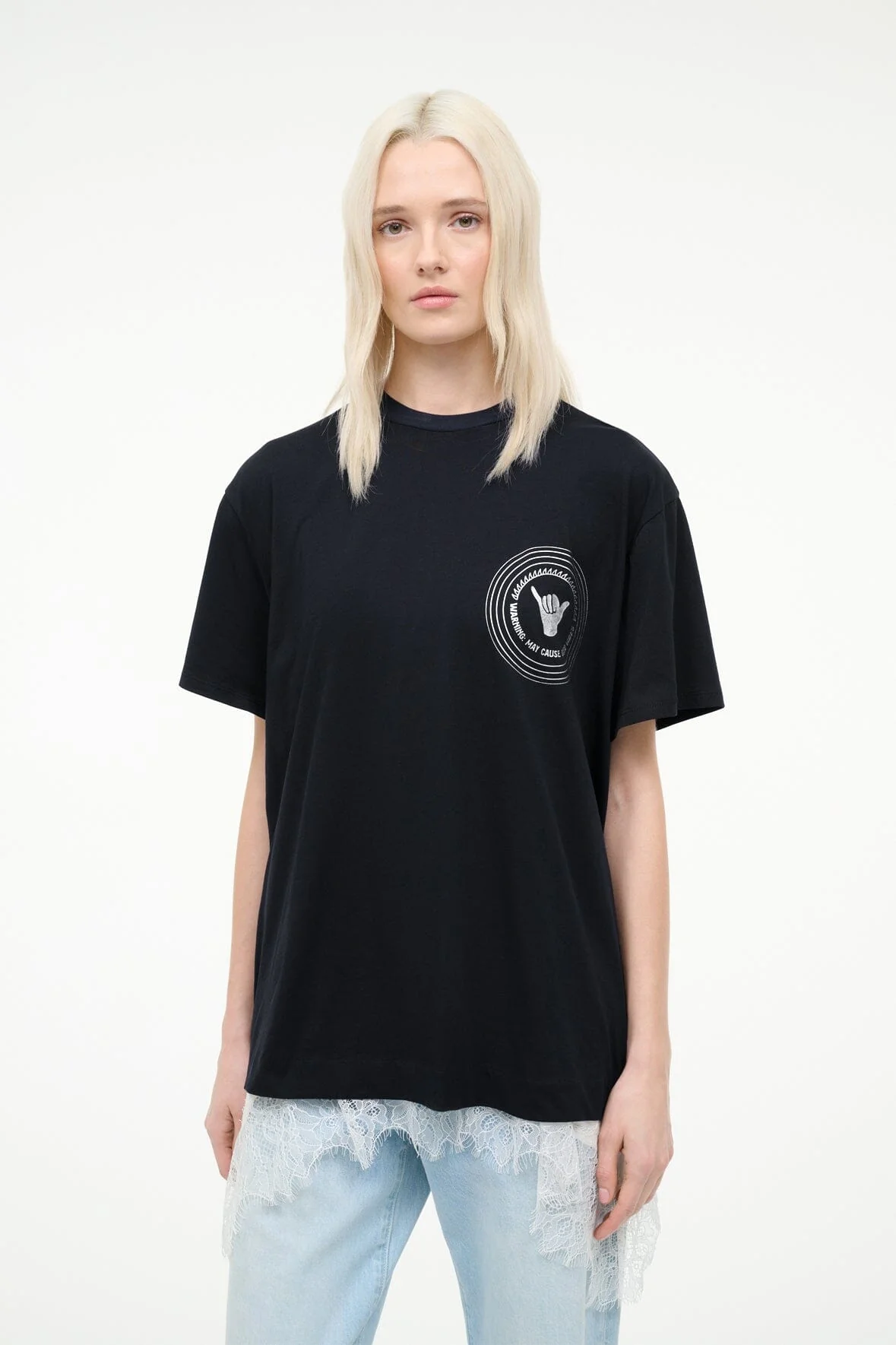 NEWPORT OVERSIZED TEE | GOOD VIBES - Image 4