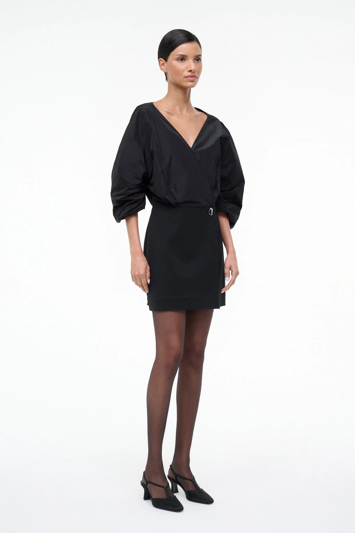 ORION MINI DRESS | BLACK - Image 3