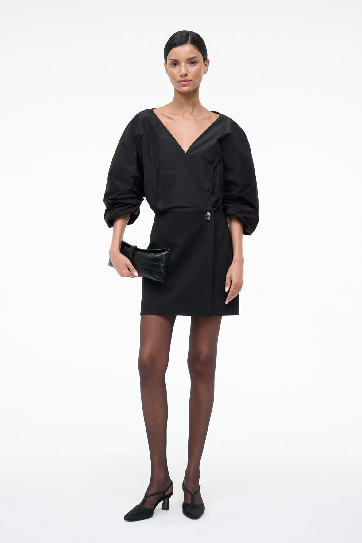 ORION MINI DRESS | BLACK - Image 5