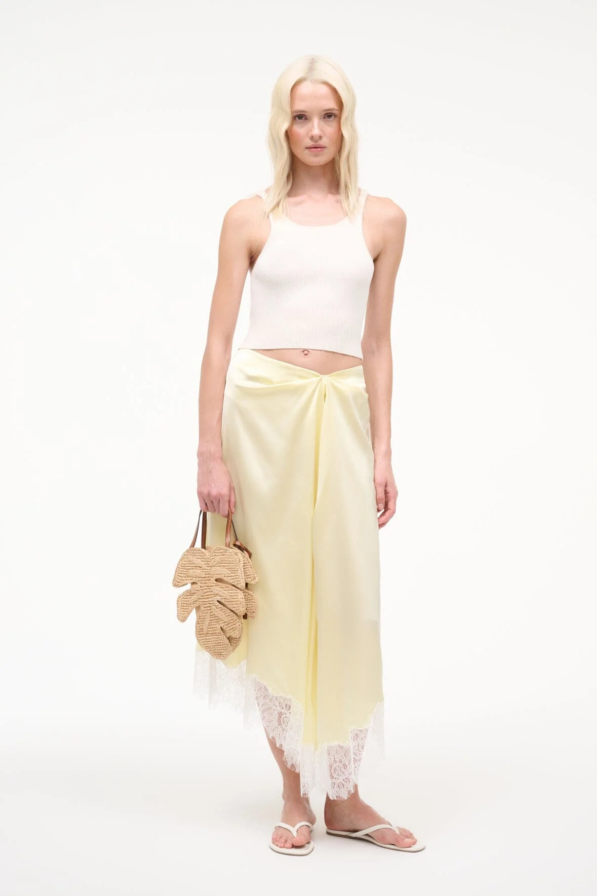 PALM RAFFIA BAG | NATURAL TAN - Image 2