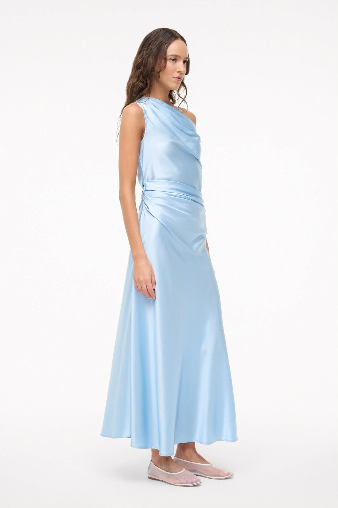 PHARE SILK DRESS | CLOUD - Image 4