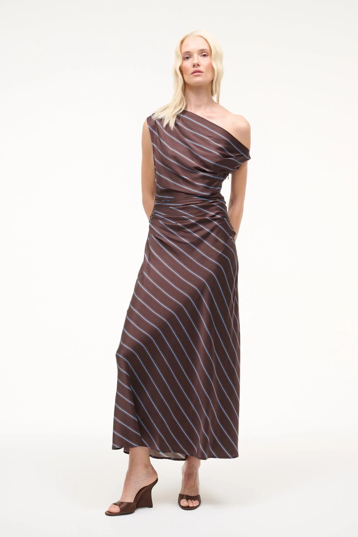 PHARE SILK DRESS | REDONDO STRIPE - Image 4