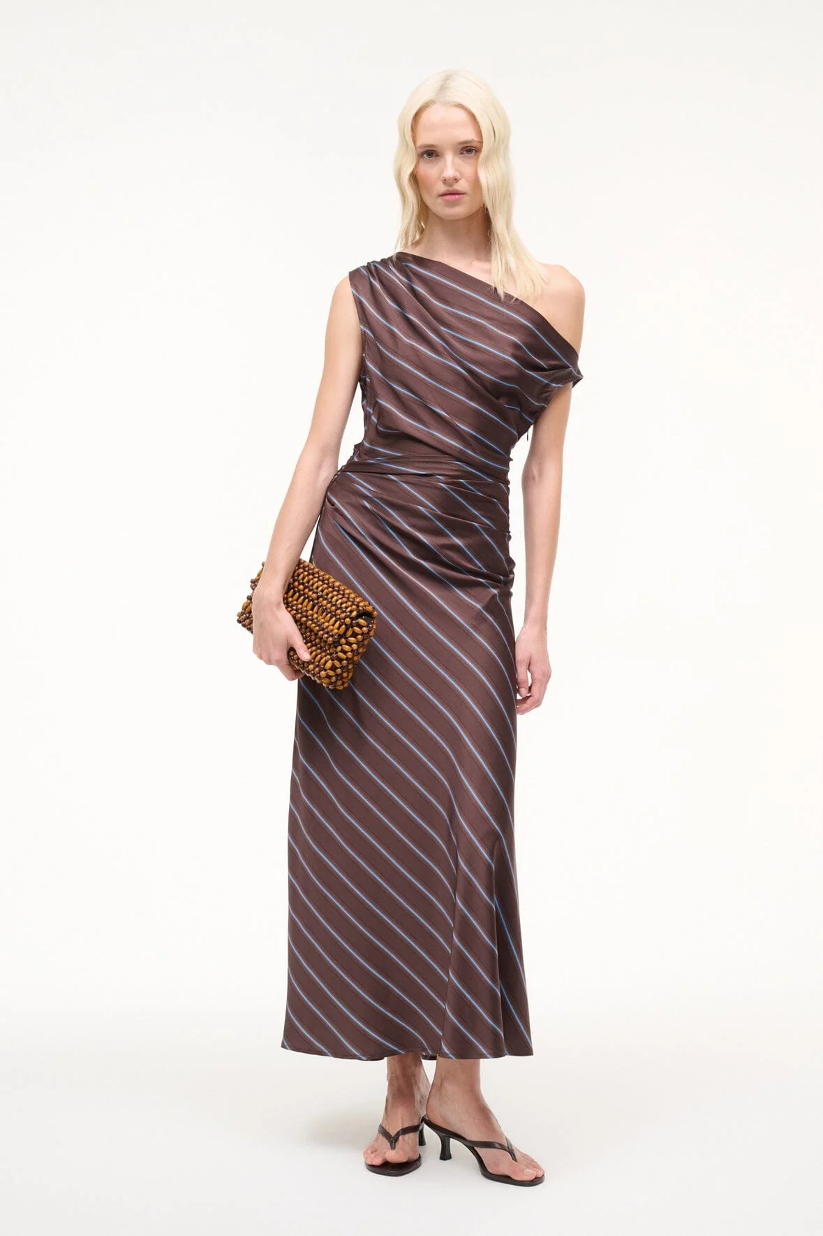 PHARE SILK DRESS | REDONDO STRIPE - Image 5