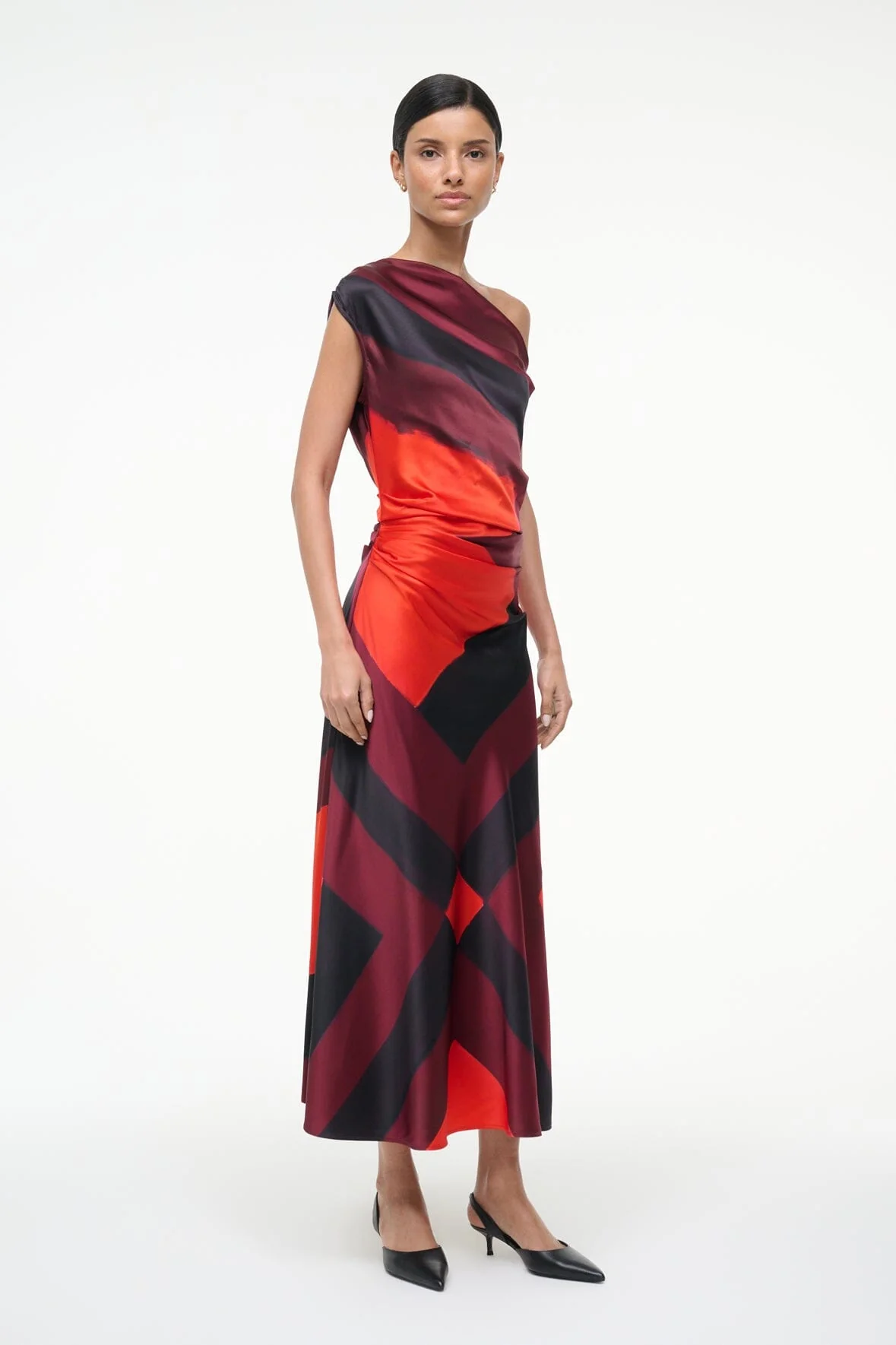 PHARE SILK DRESS | RUBY PRISM - Image 4