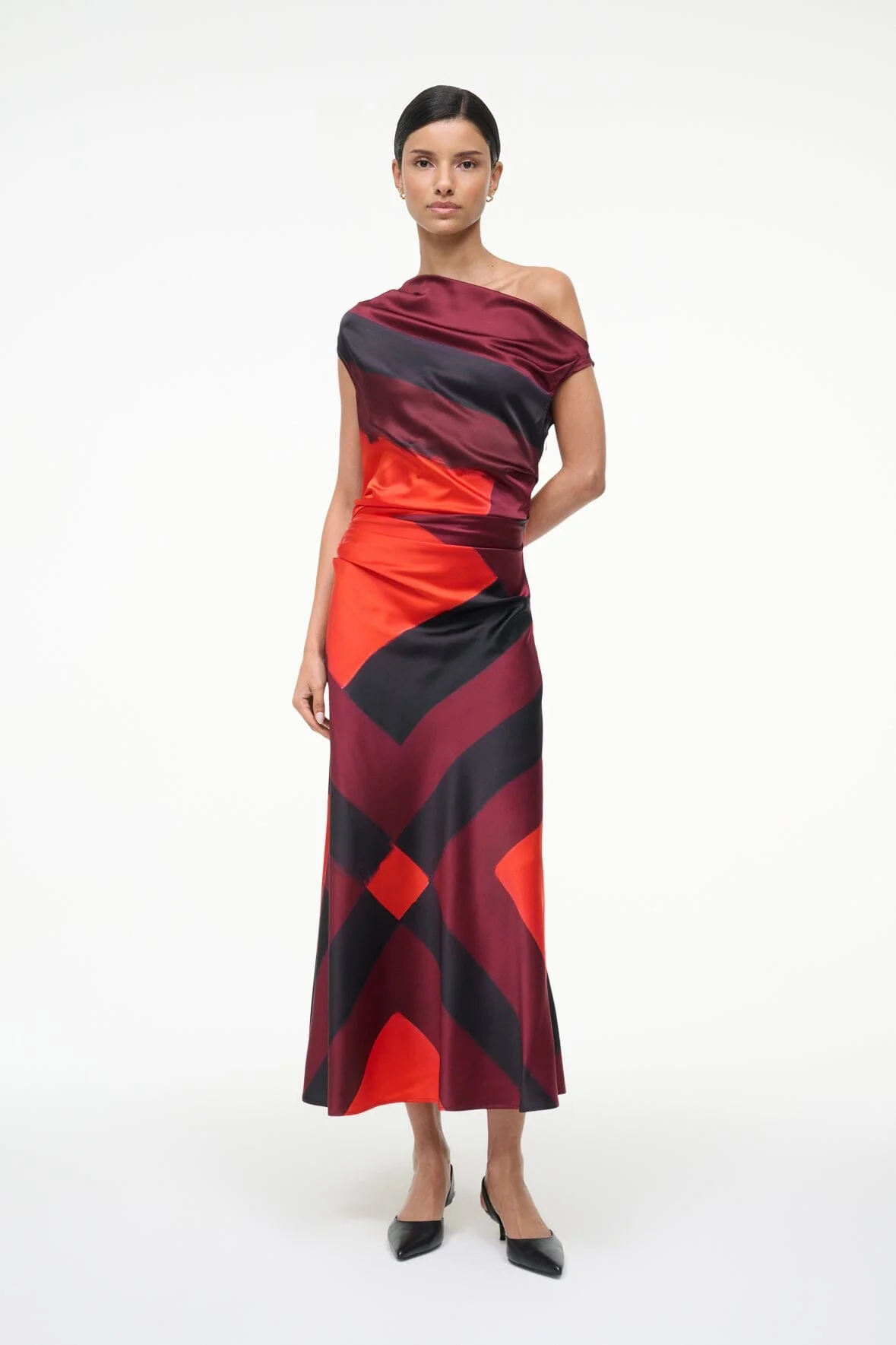 PHARE SILK DRESS | RUBY PRISM - Image 5