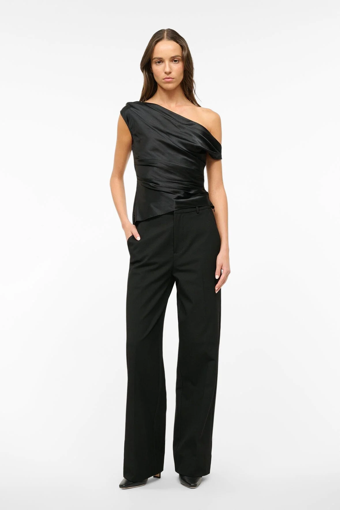 PHARE SILK TOP | BLACK - Image 2