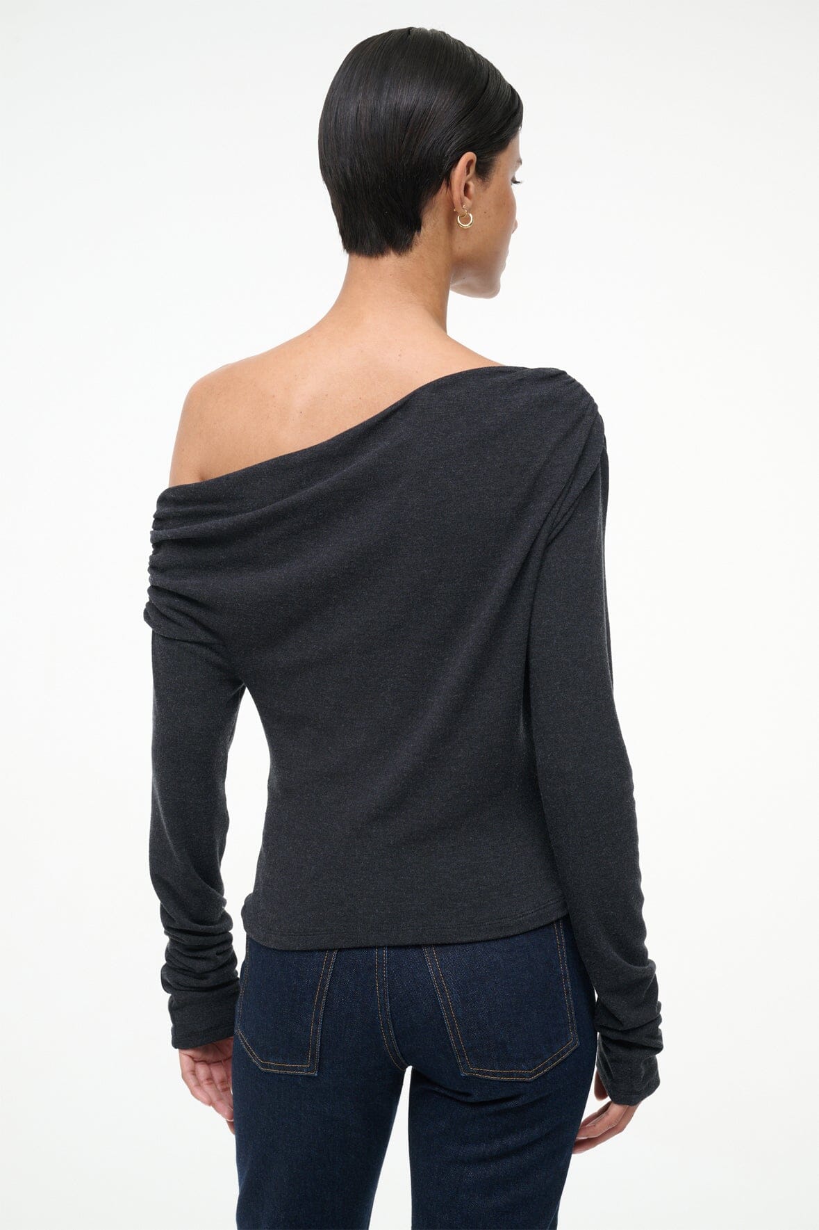 PHILOMENA TOP | CHARCOAL - Image 4