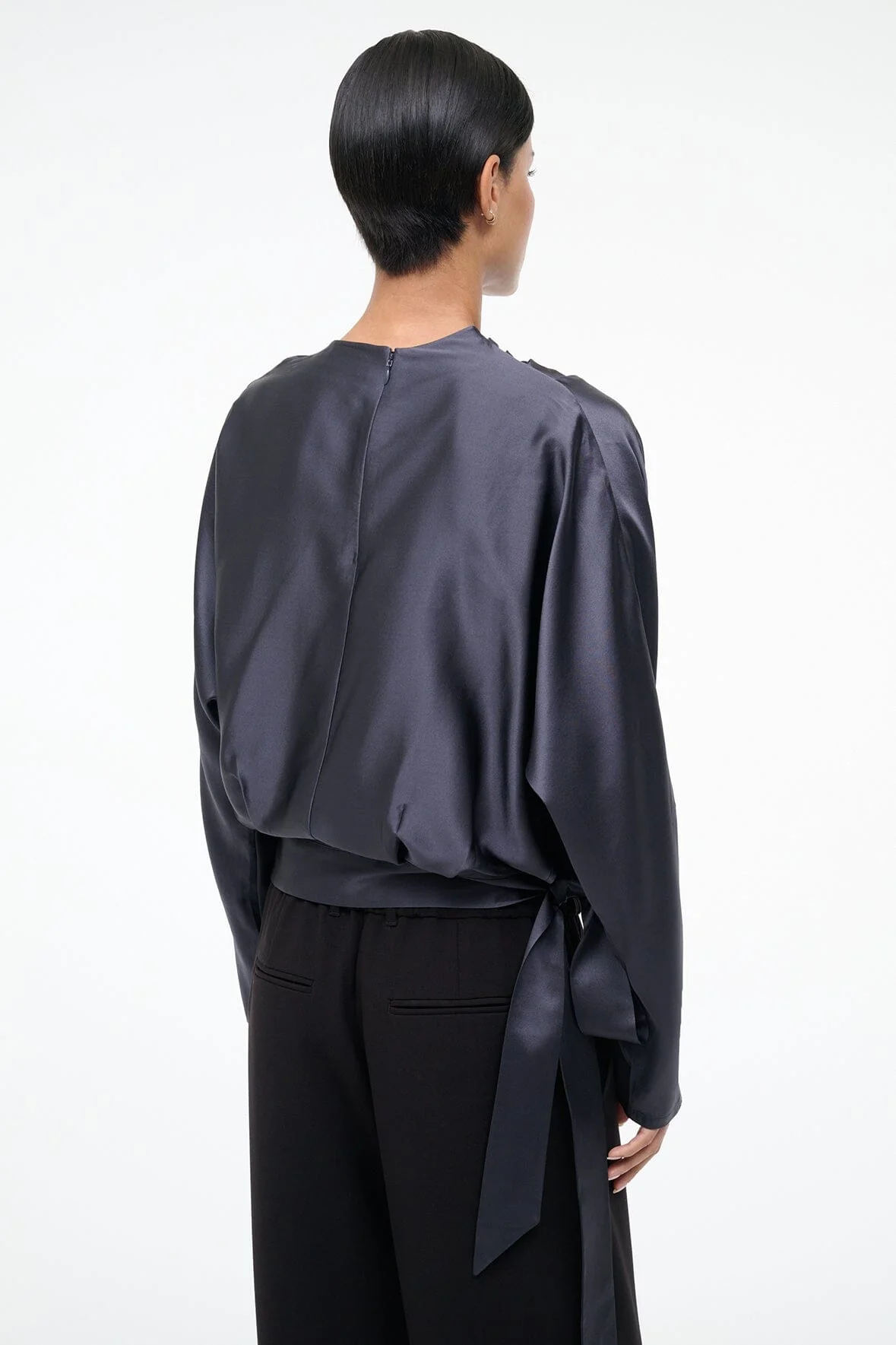 PHOEBE SILK TOP | NOCTURNE - Image 3