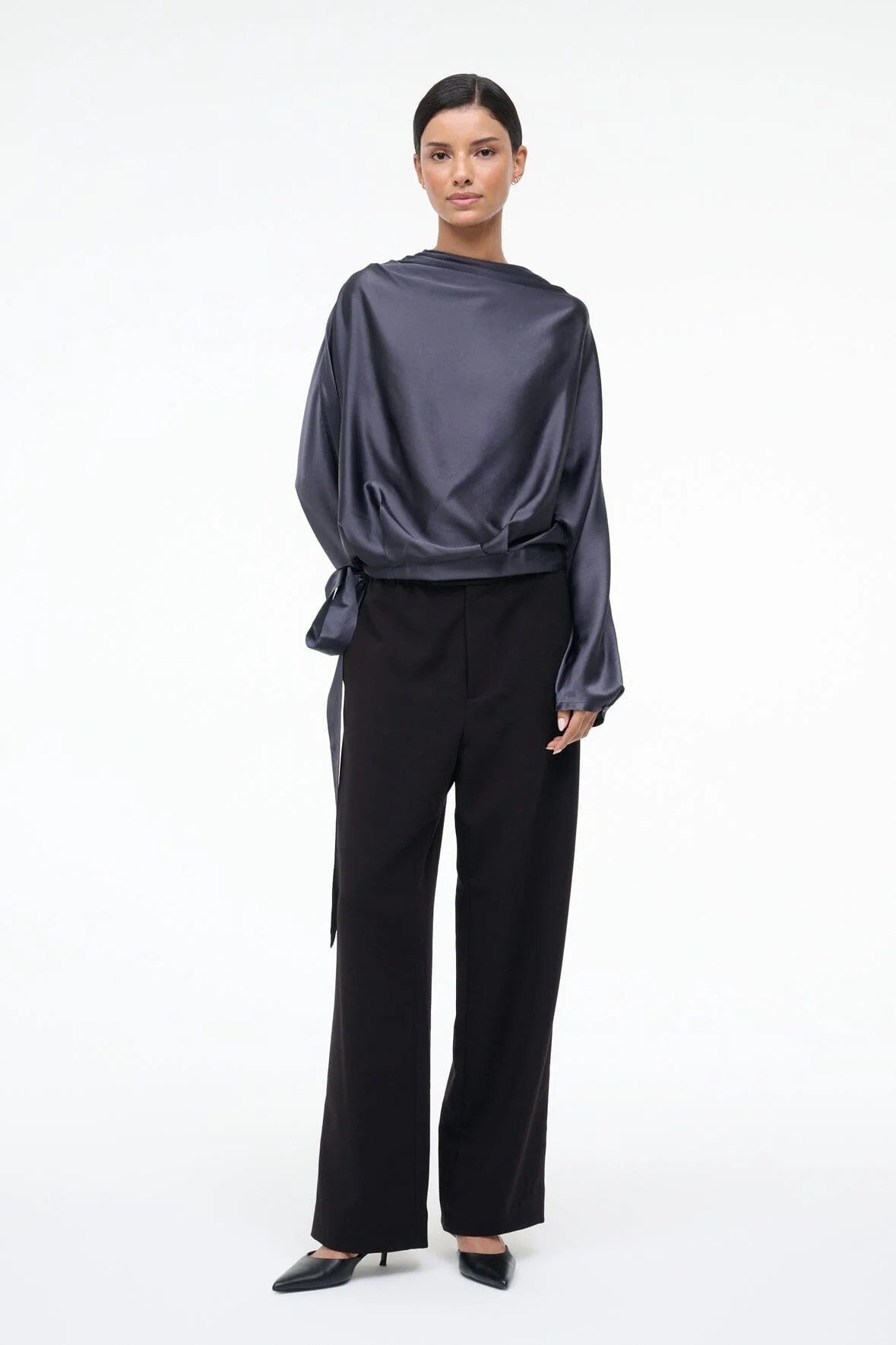 PHOEBE SILK TOP | NOCTURNE - Image 5