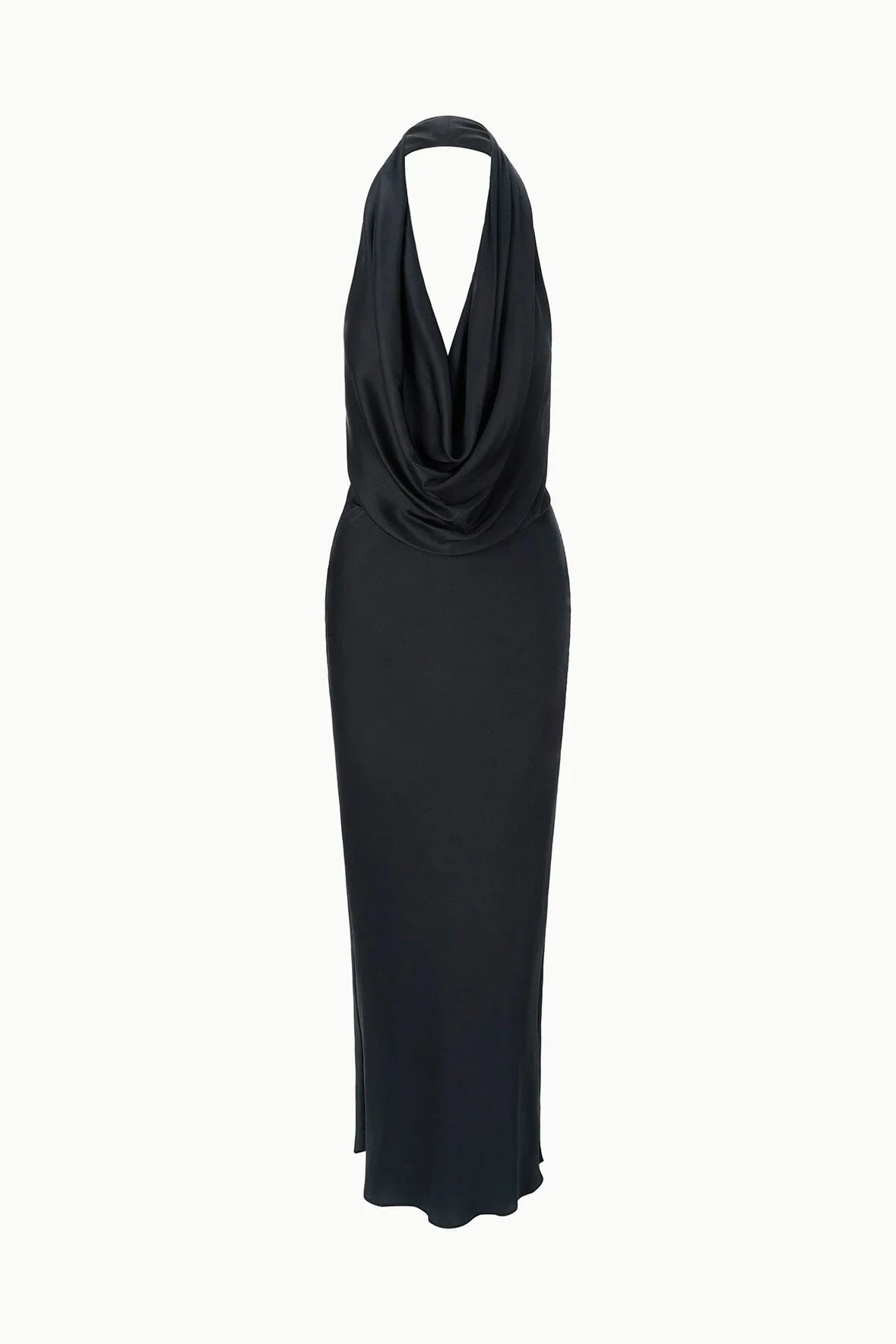 POPPI SILK DRESS | BLACK - Image 8