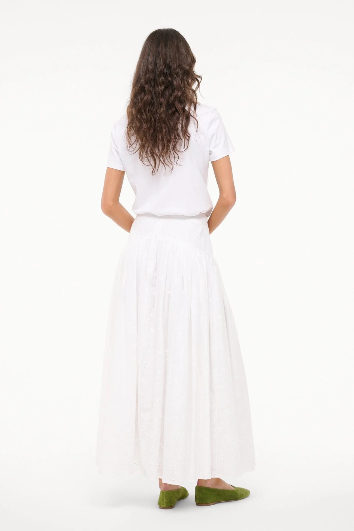 PROCIDA SKIRT | WHITE EYELET - Image 4