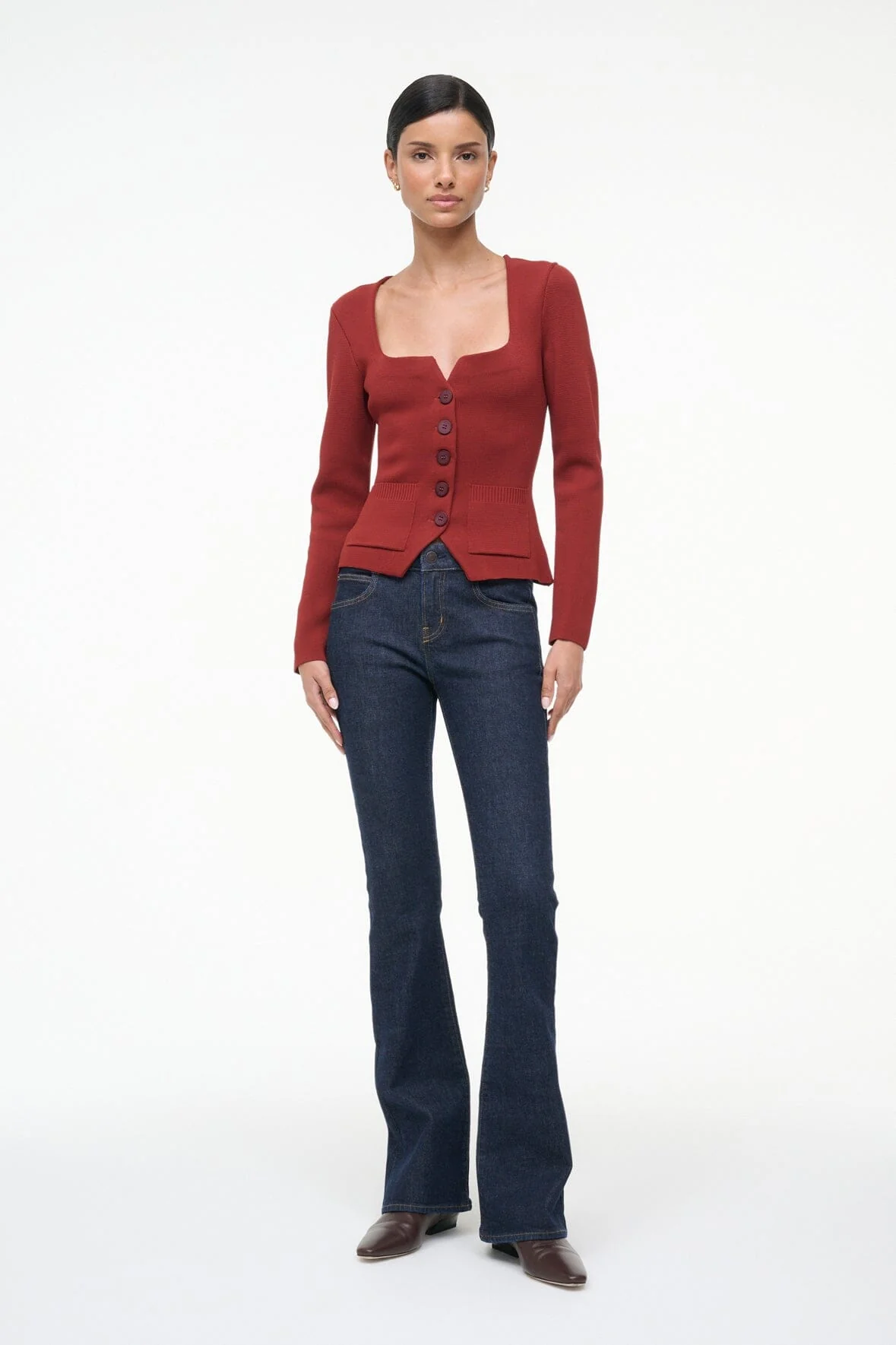 RACHELA TOP | SANGRIA - Image 4