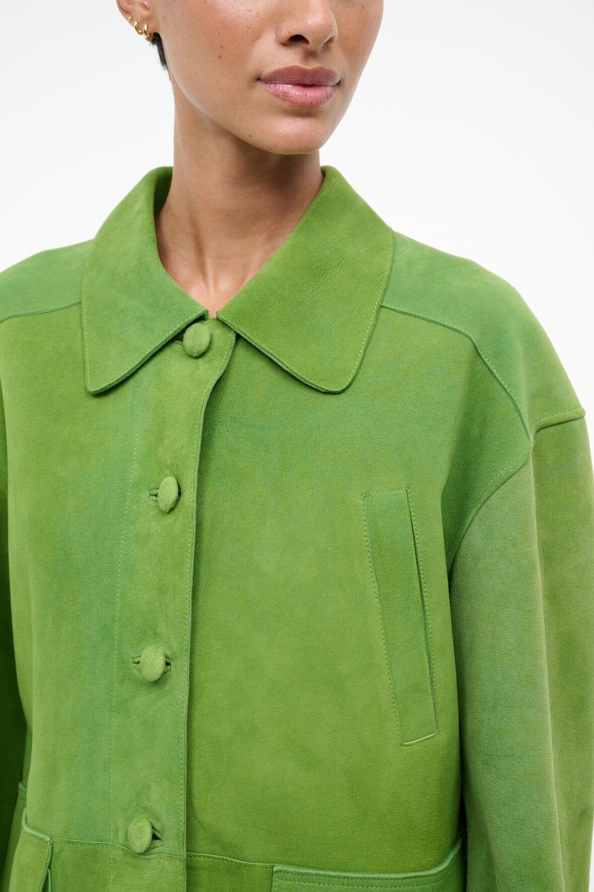ROXANNE SUEDE JACKET | LEAF SUEDE - Image 5