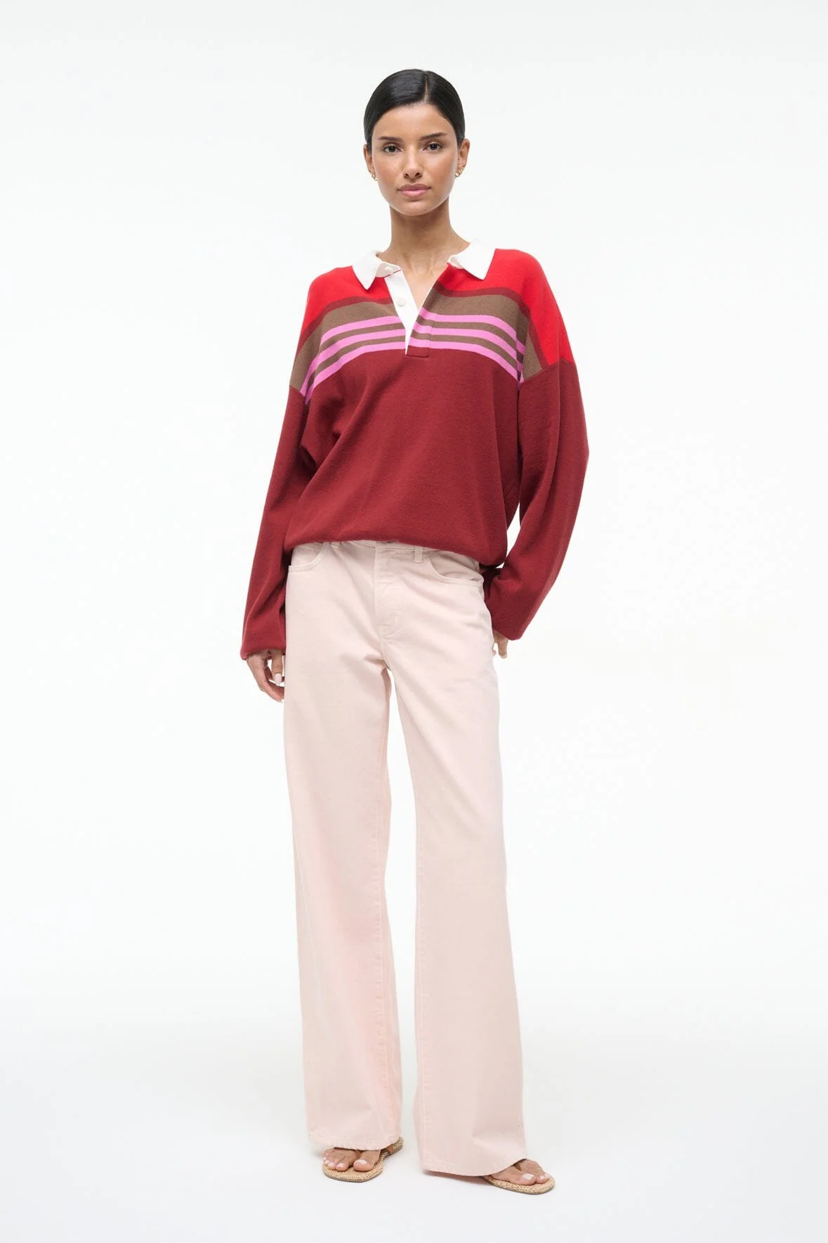 SAIL TOP | CARDINAL MULTI STRIPE - Image 2