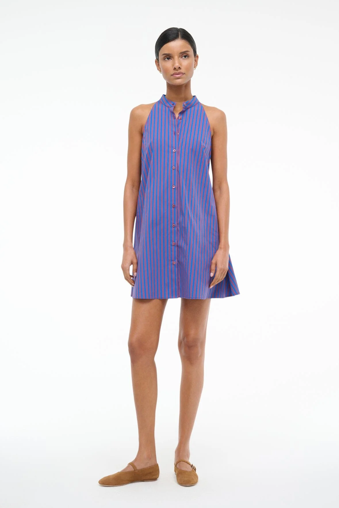 SHIRLEY MINI DRESS | ATLAS STRIPE - Image 2