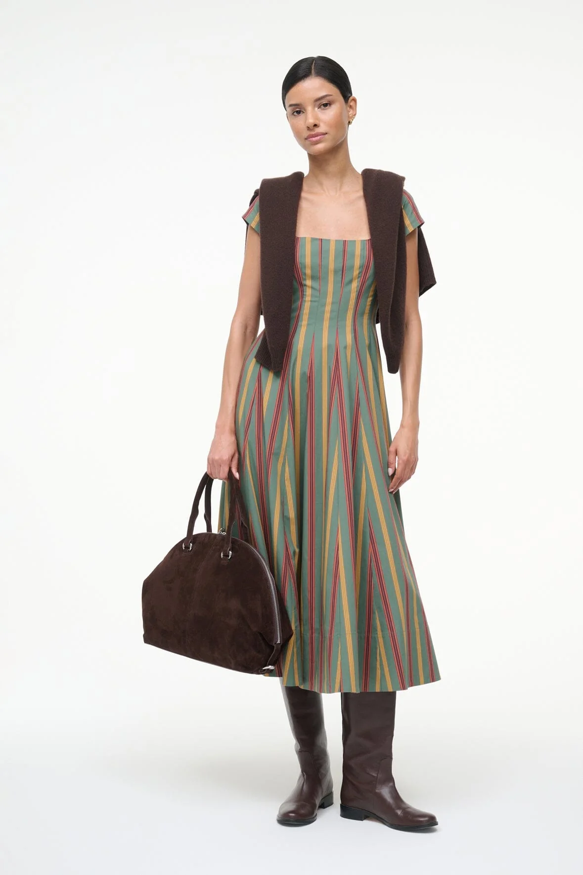 SHORT SLEEVE WELLS DRESS | TRAILBLAZER STRIPE - Image 6