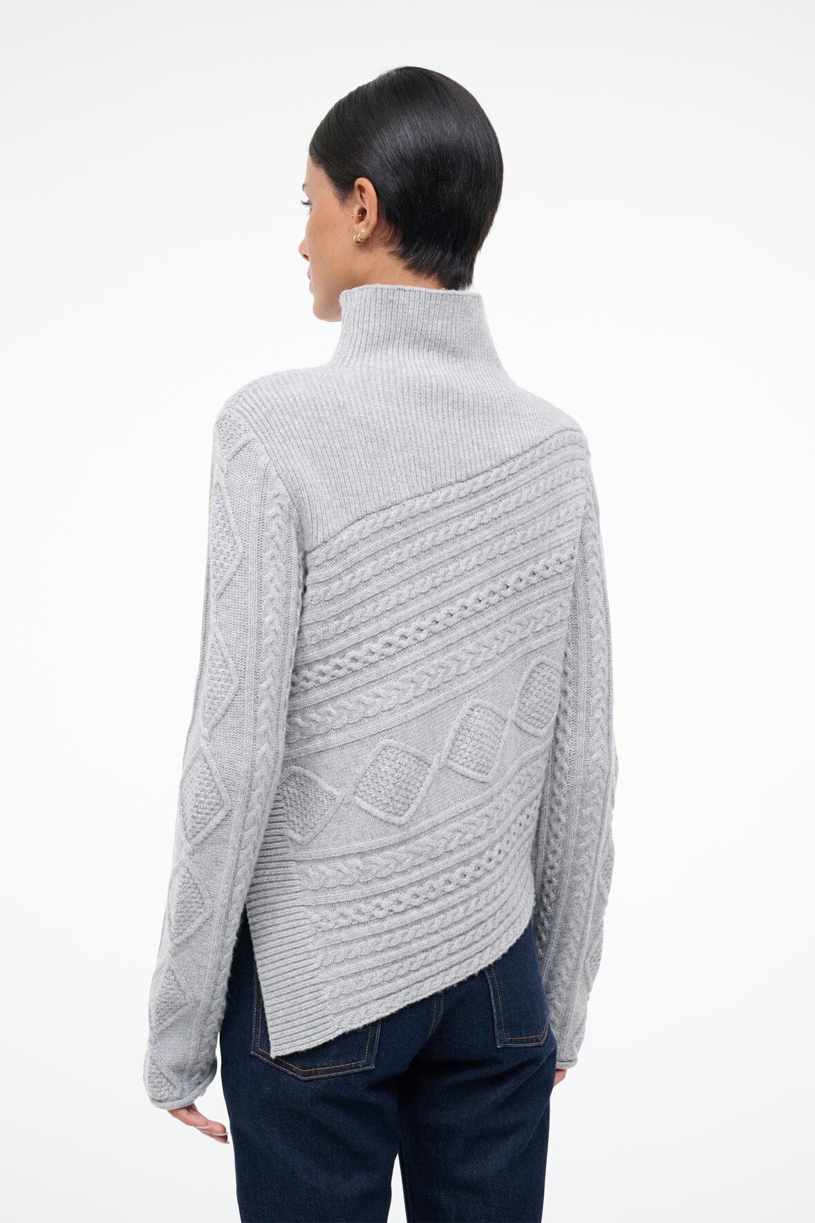 SIDNEY SWEATER | HEATHER GREY - Image 3