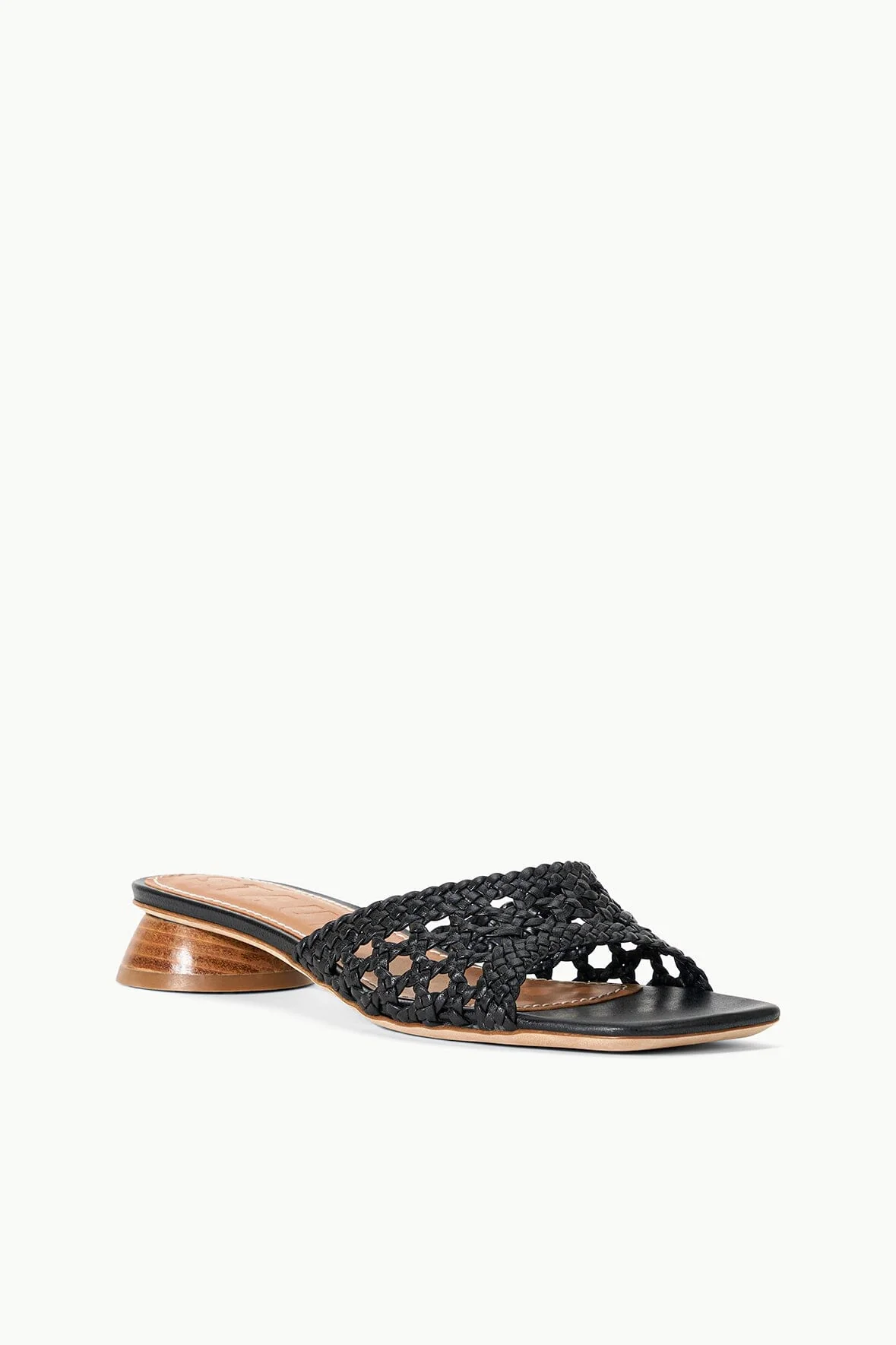 SIMONE CROCHET HEEL | BLACK - Image 2