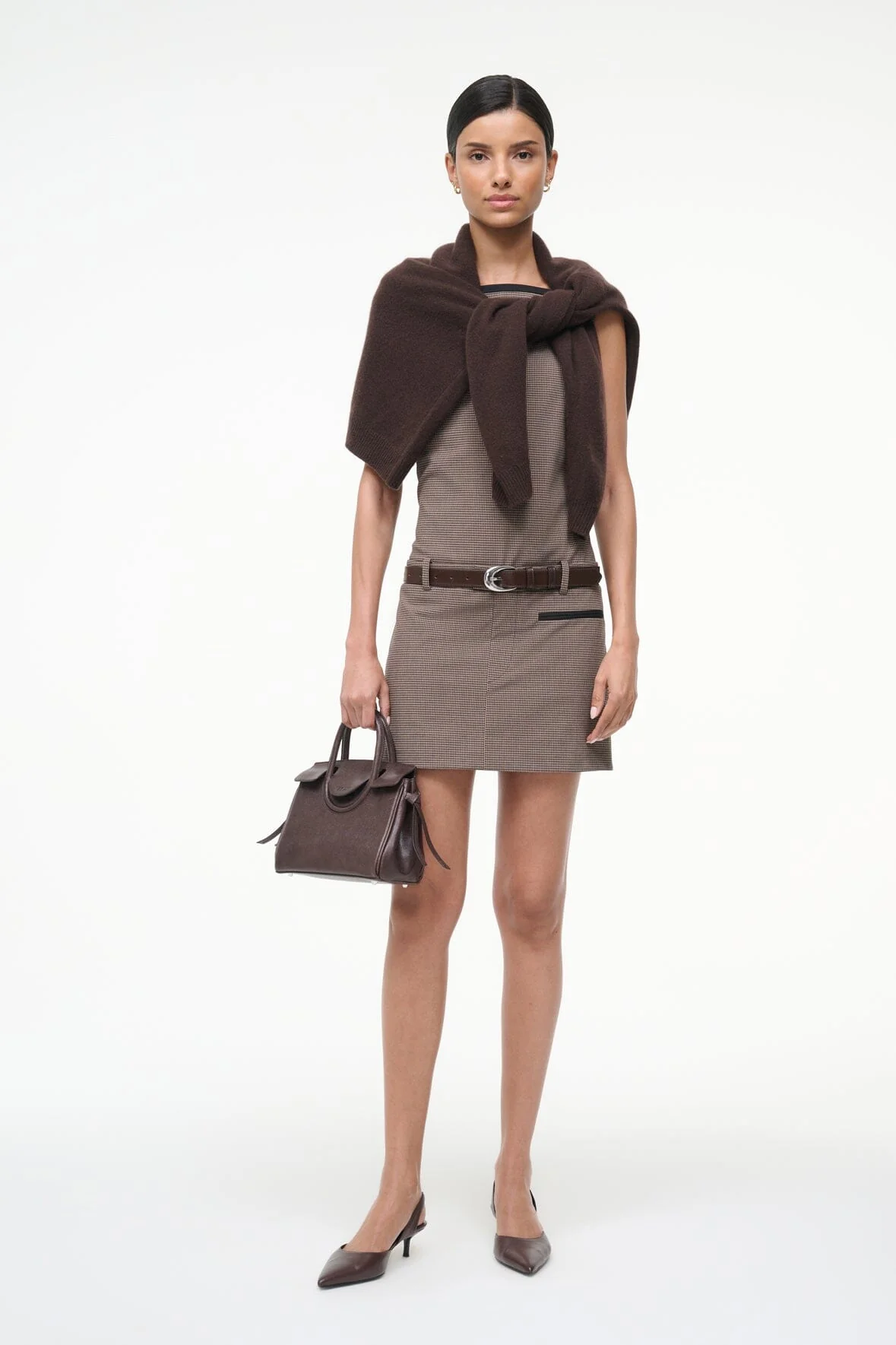 SKYLA DRESS | HOUNDSTOOTH - Image 5
